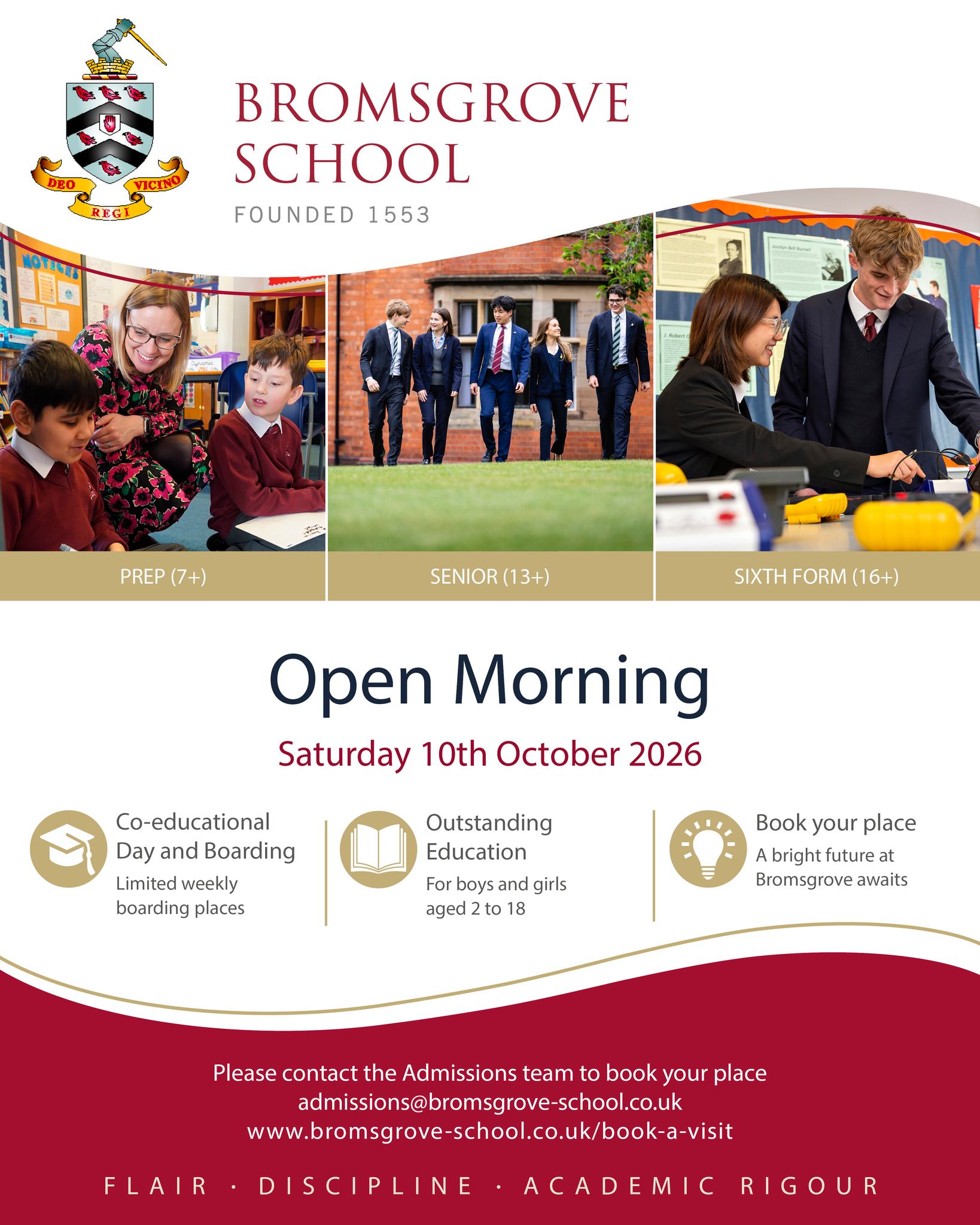 Open Morning - Bromsgrove School (Prep, Senior and Sixth Form)