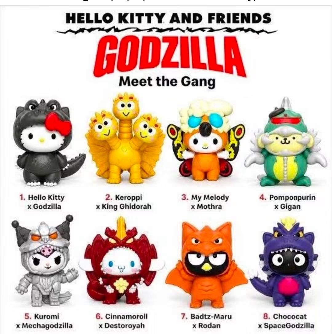 Hello Kitty x Godzilla Happy Meal Toy for Sale or Trade
