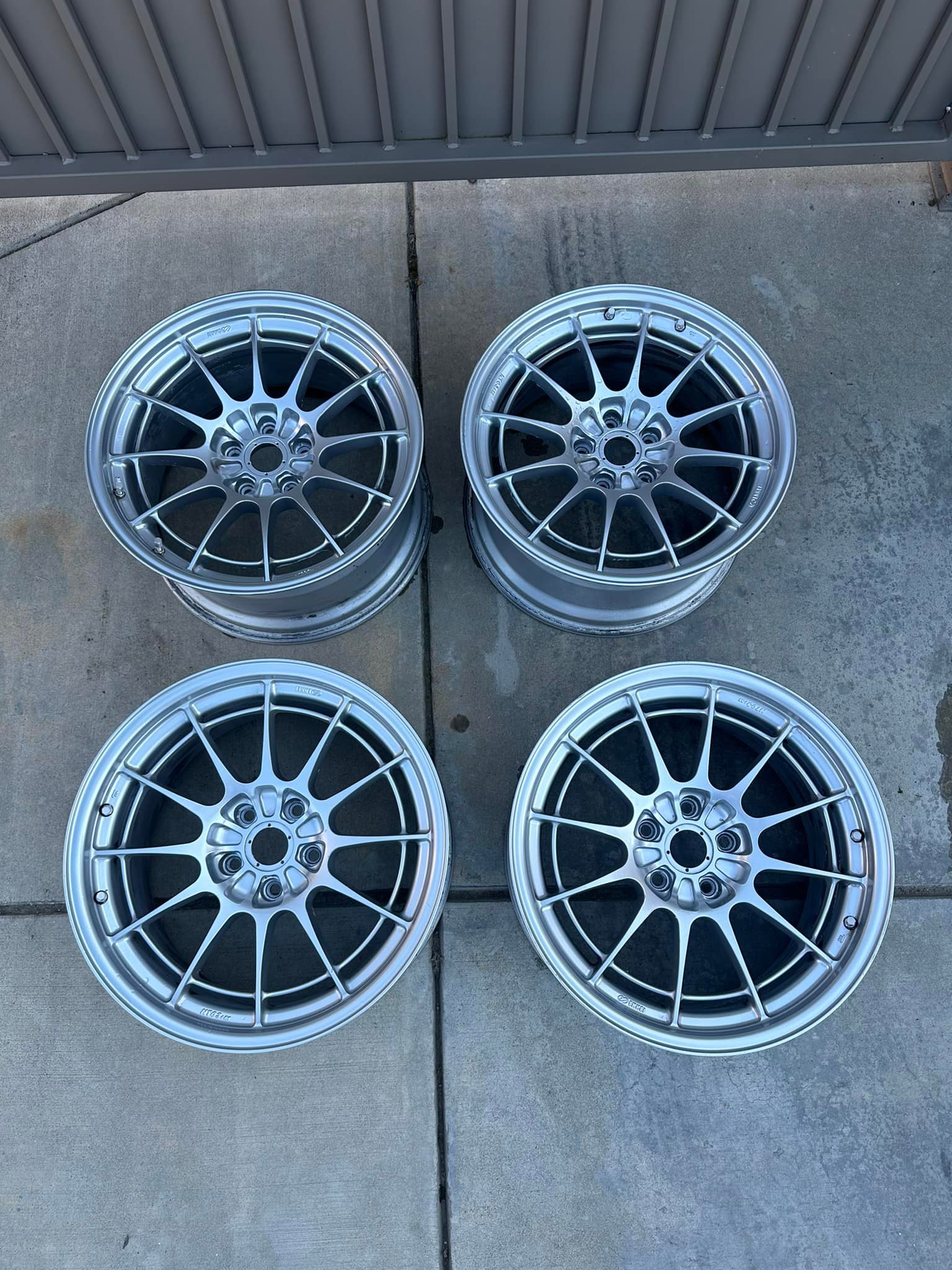 ??Japan stock?? $714 per set+ shipping ENKEI RACING NT03 17x8 