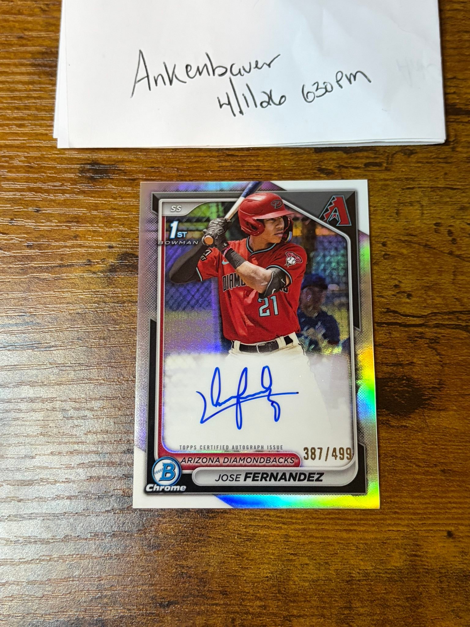 Jose Fernandez Bowman Auto