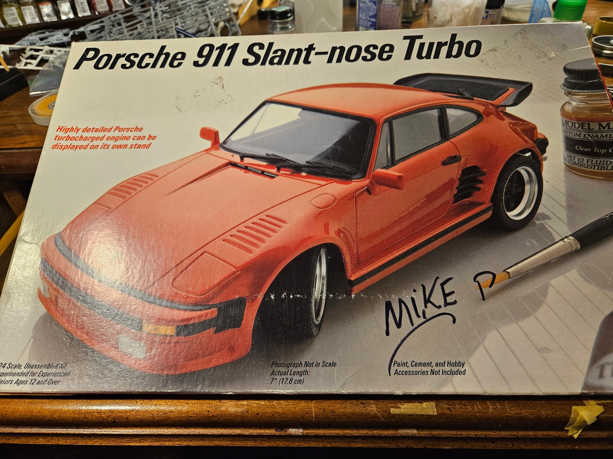 Building a Porsche 911 Slantnose model kit