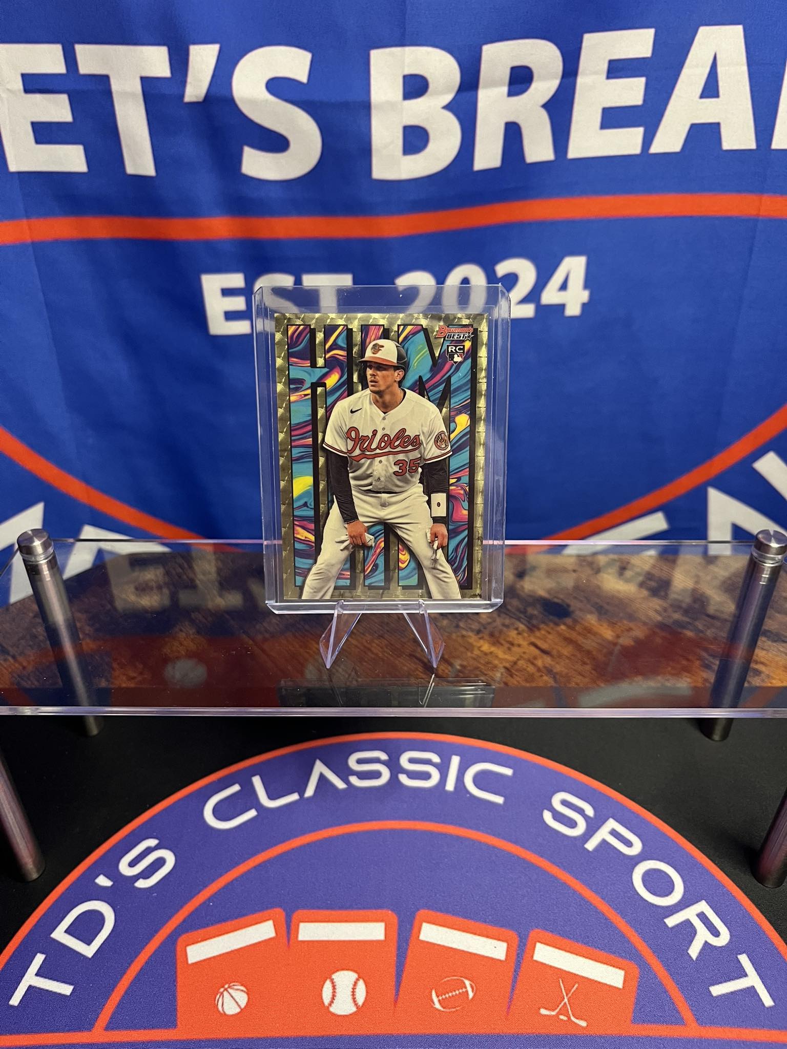 Check out this 1/1 Adley Rutschman Logoman Rookie Auto that just