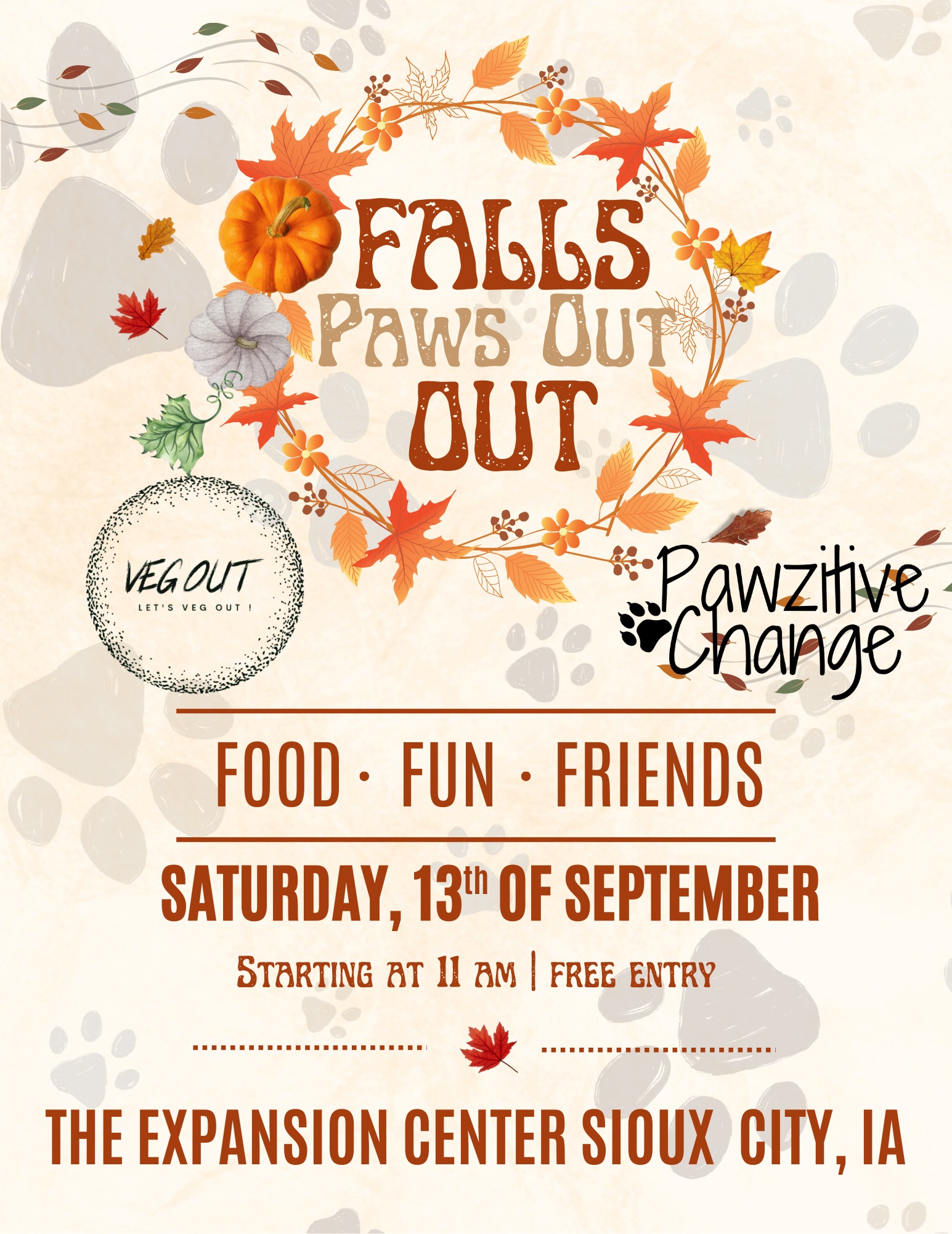 Paws Out Falls Out