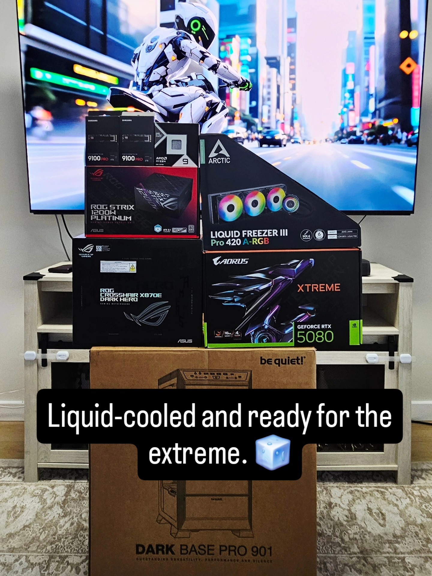 AMD Ryzen 9 9950X3D and RTX 5080 gaming PC build