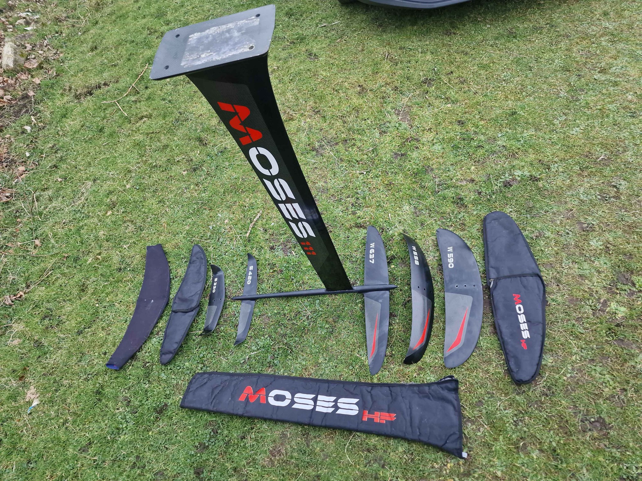 SABfoil Moses race foil + extra 2 front wings + extra stabilizer 