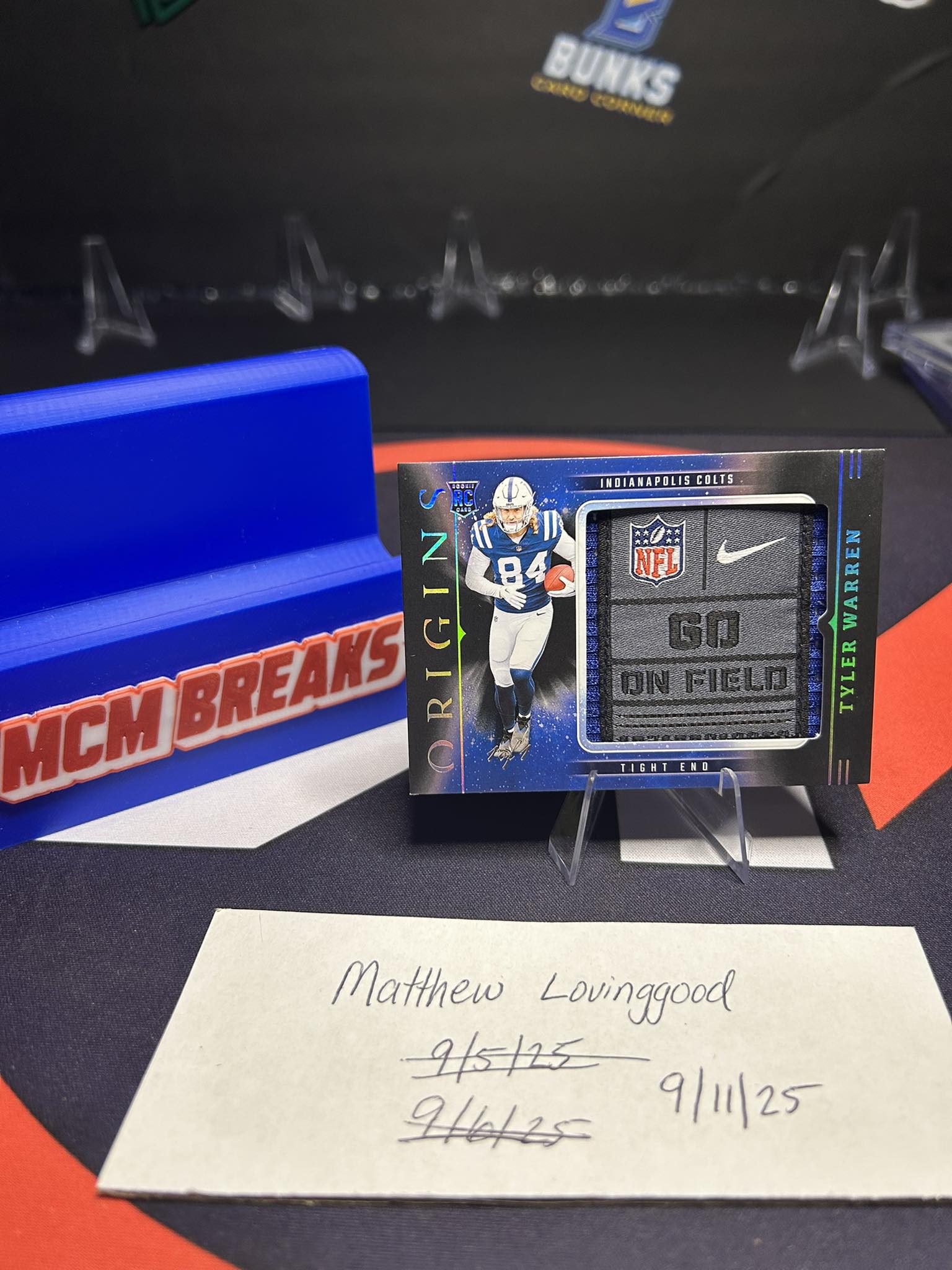 2025 Panini Silhouette Matas Buzelis 1/1 Logoman True game worn 