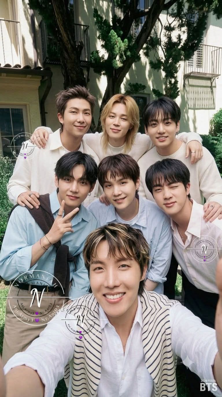 The Warmth of BTS's 7-Member Family Photo to Celebrate Their 13th