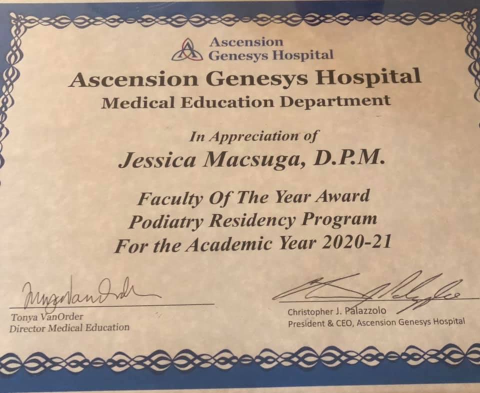 Dr. Jessica Macsuga, DPM | Davison MI