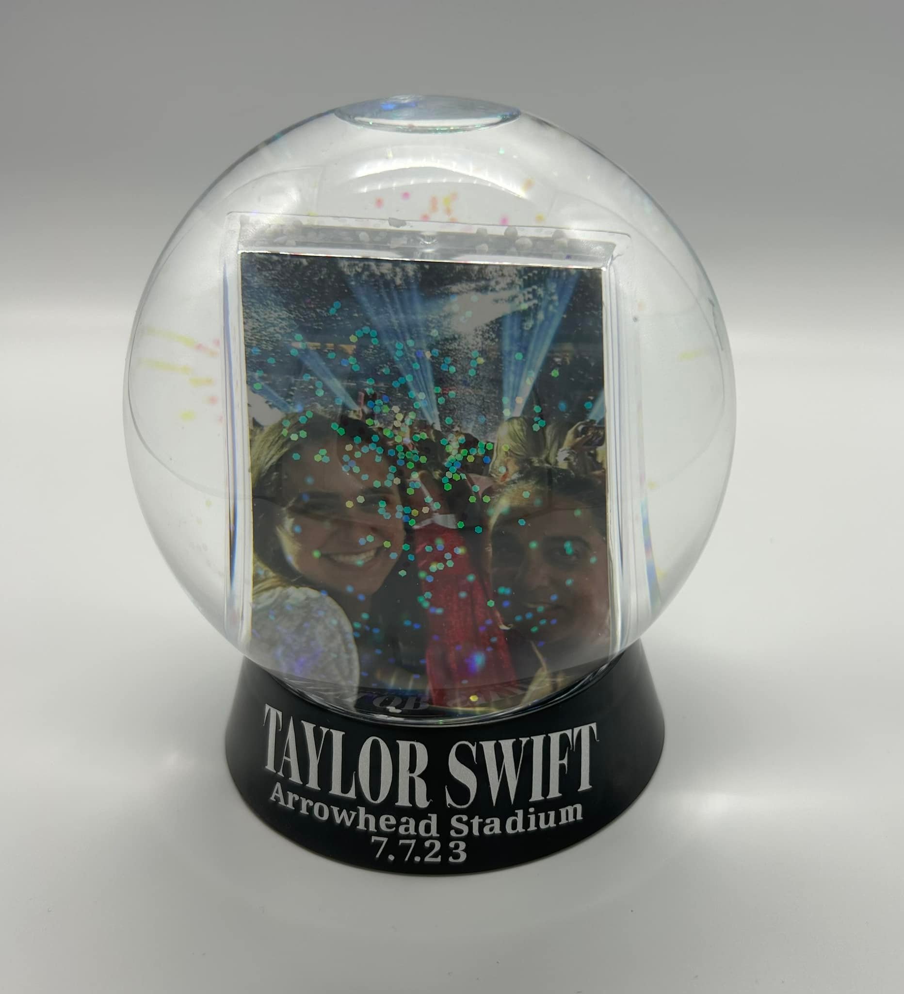 Taylor Swift's Eras tour snow globes with matte and sparkly finishes