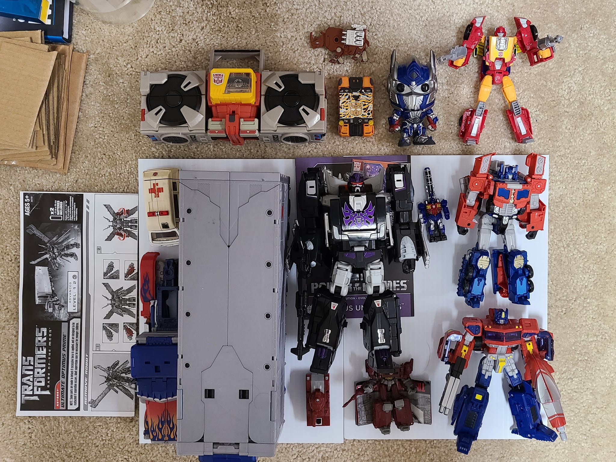 Eight R.E.D Optimus Primes for $9.99 at Burlington Factory