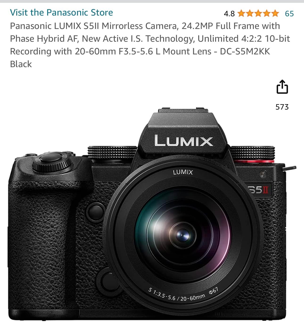 Panasonic Lumix S9 Camera Sale with 20-60 Lens Kit