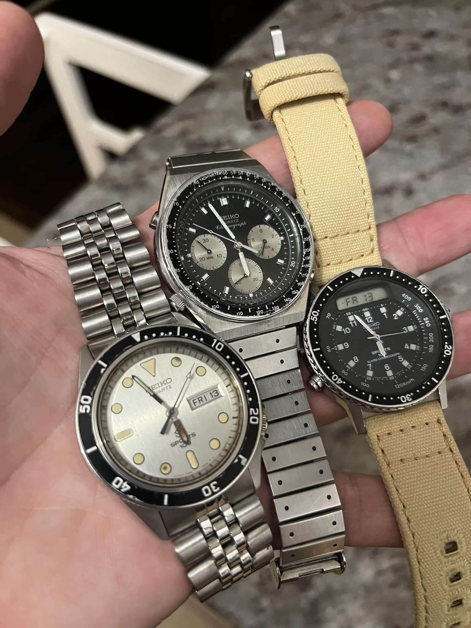 Seiko type II quartz watch from 1987 found in Japan