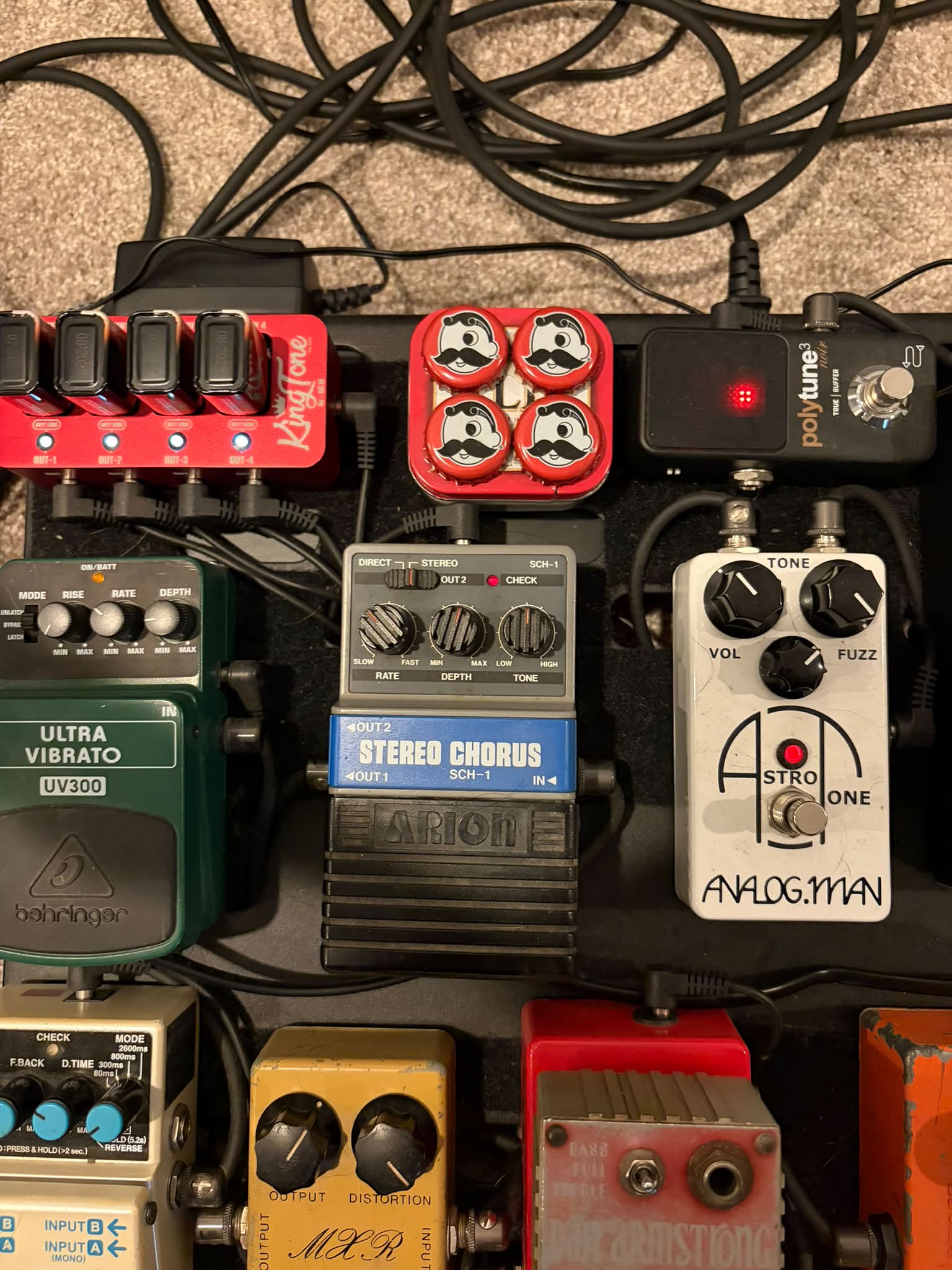 Daily mod: Arion SCH-Z stereo chorus. Relay True Bypass with