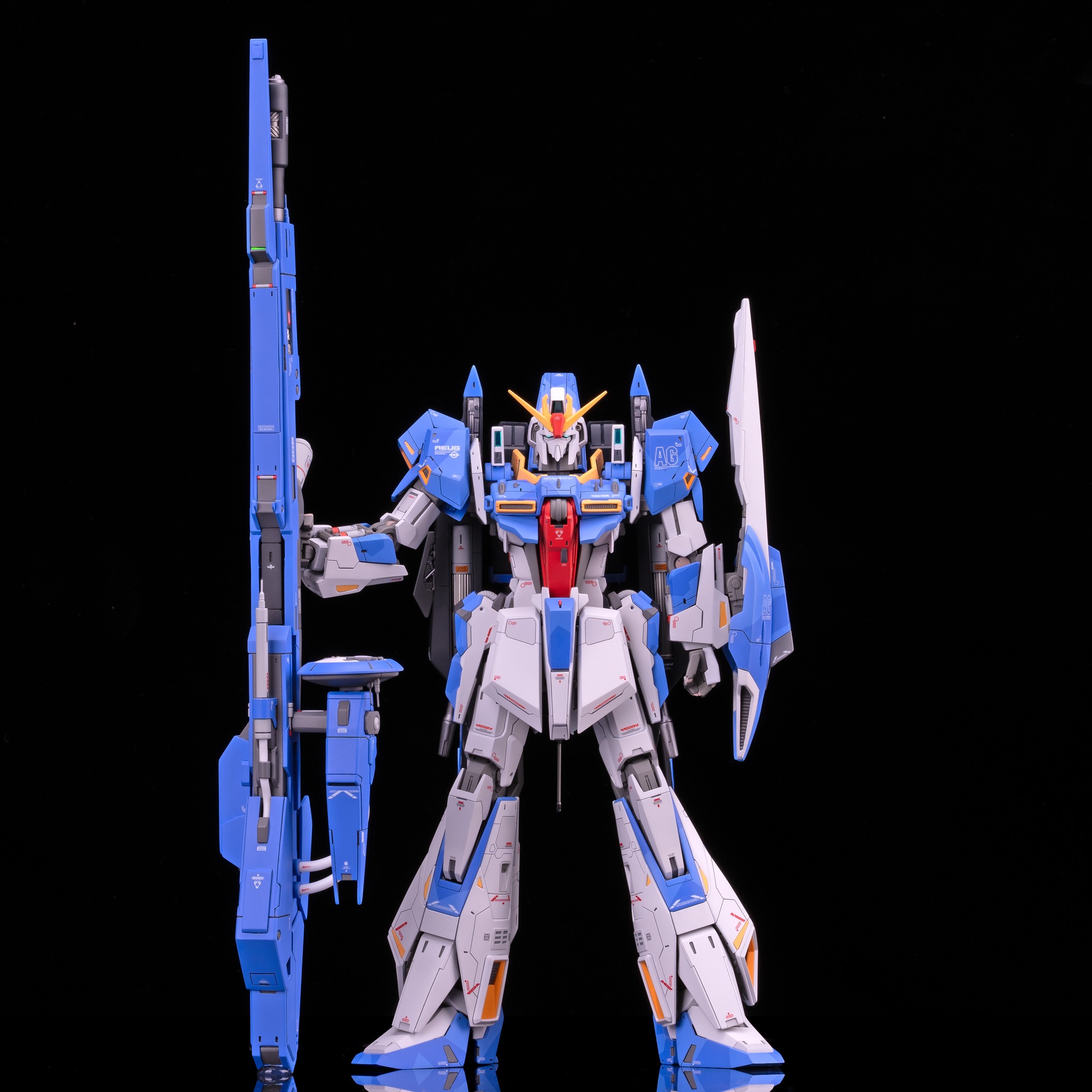 ロボット 1985 1/100 MSZ-006 Z-GUNDAM WAVE RIDER Zeta Gundam 1/100 scale model with Wave Shooter