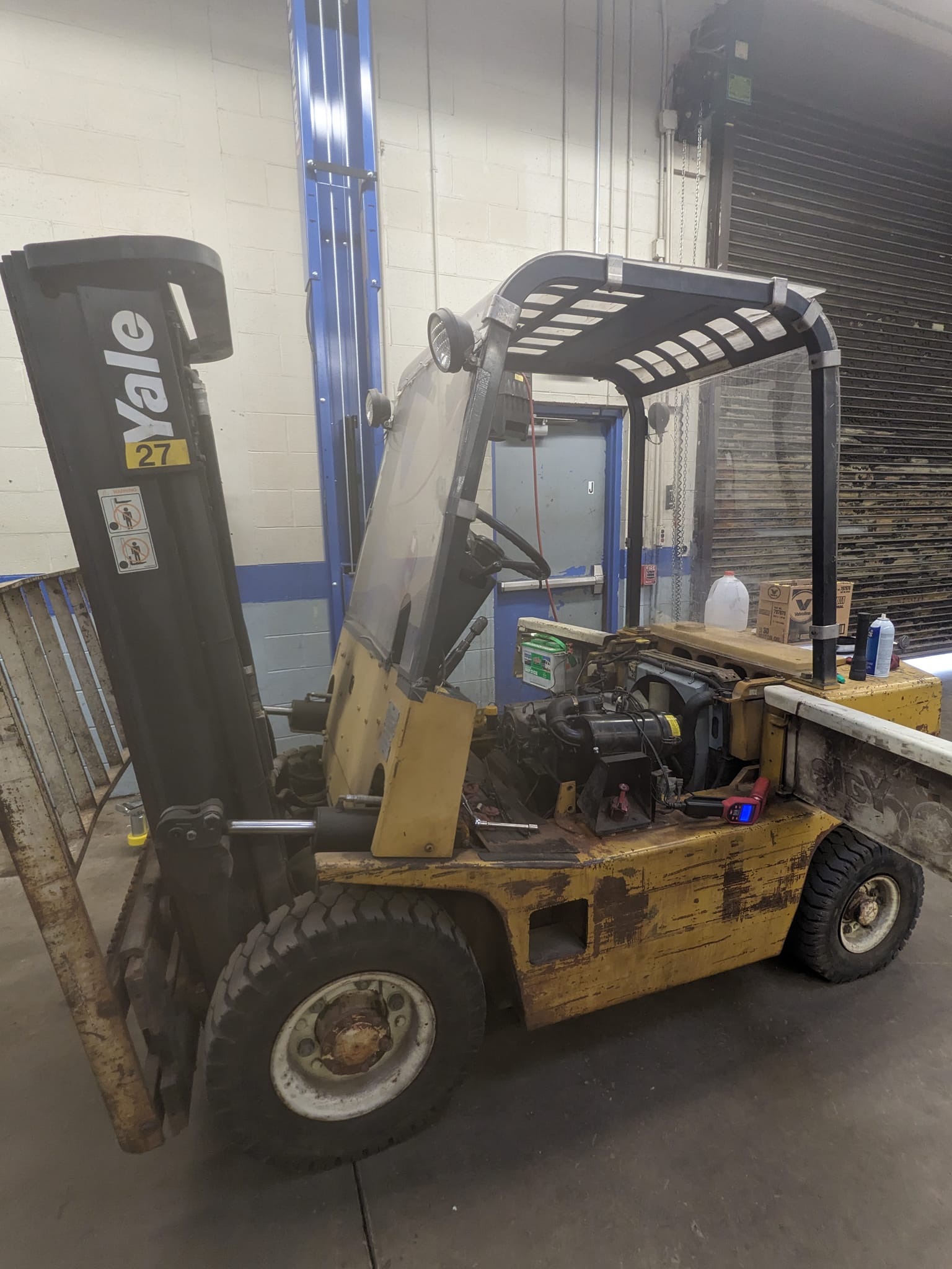 Auto 8 Brand New 12V Starter Motor For Hyster Forklifts With 2.0L Petrol FE Engines - 1.2 KW, 8 Teeth