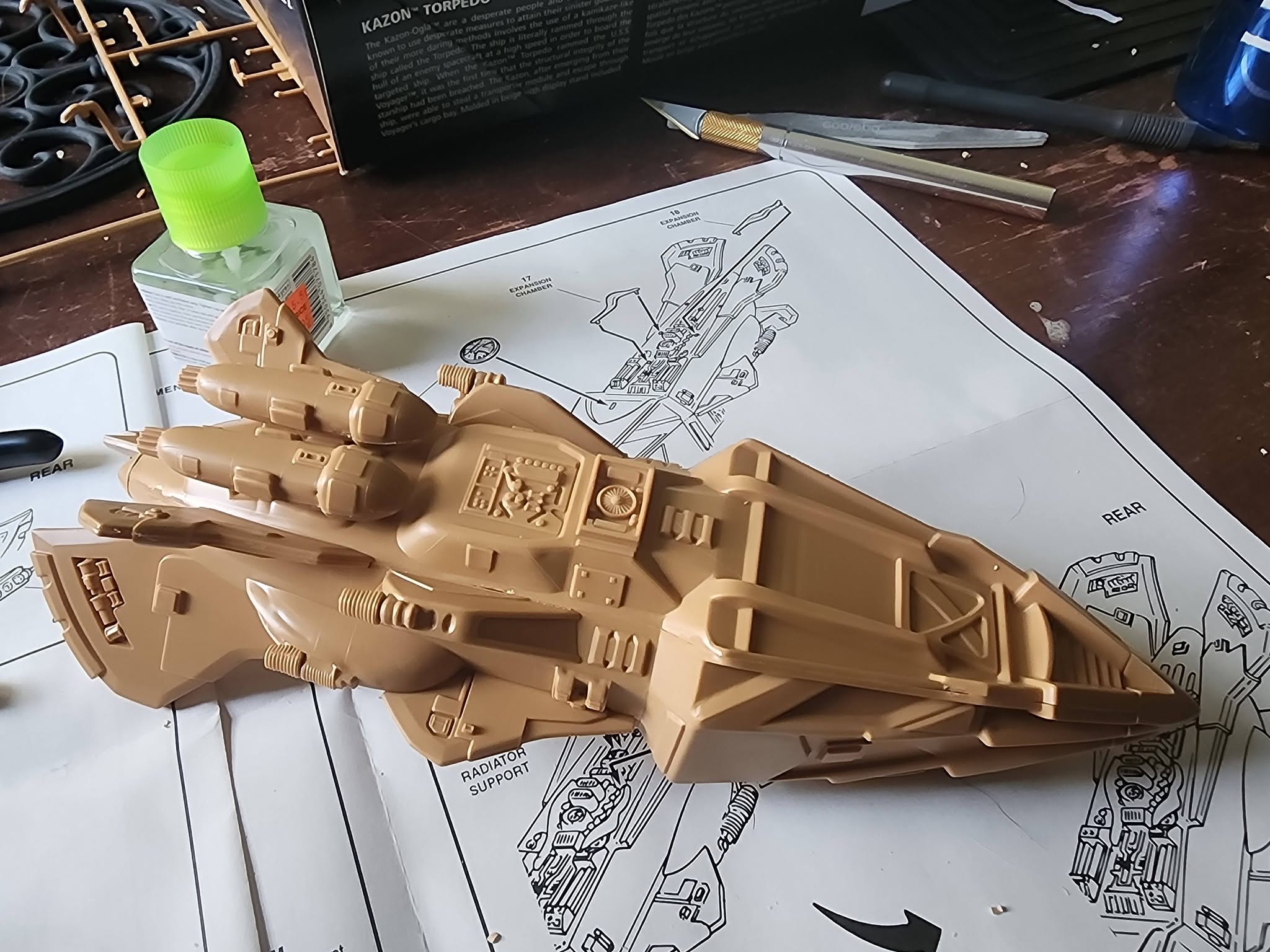 Kazon Torpedo (Armoured Shuttle) from ST Voyager, the original