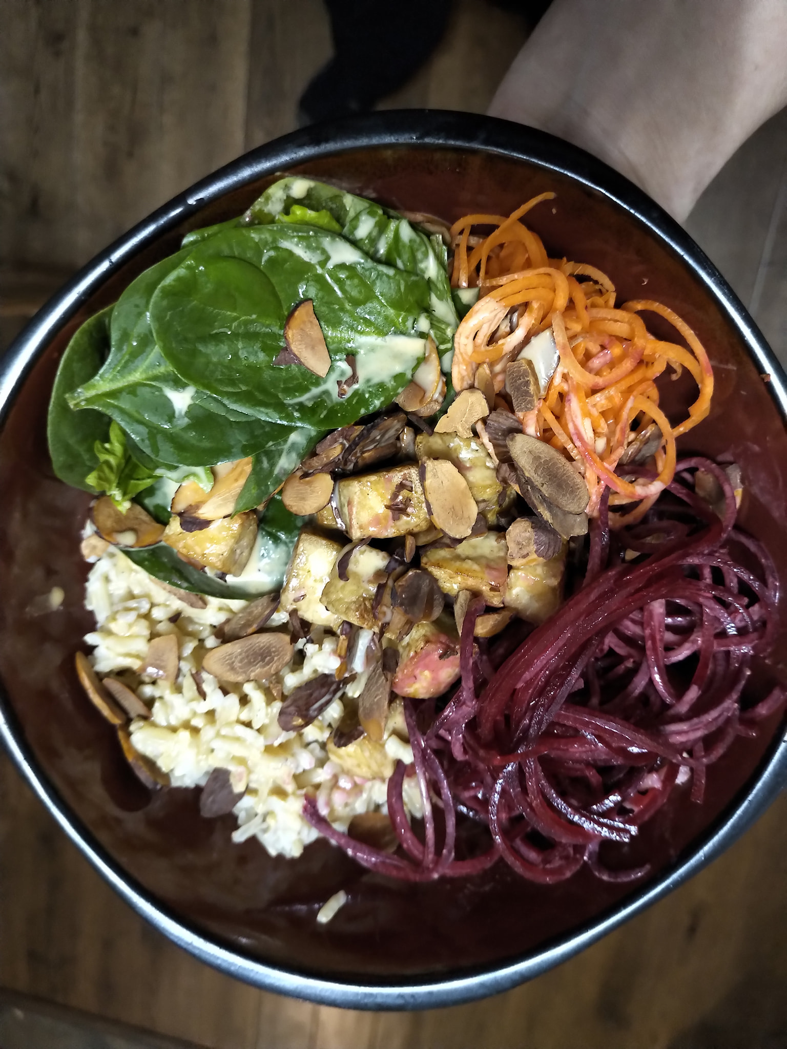 Glory bowl dressing recipe from Whitewater cookbook
