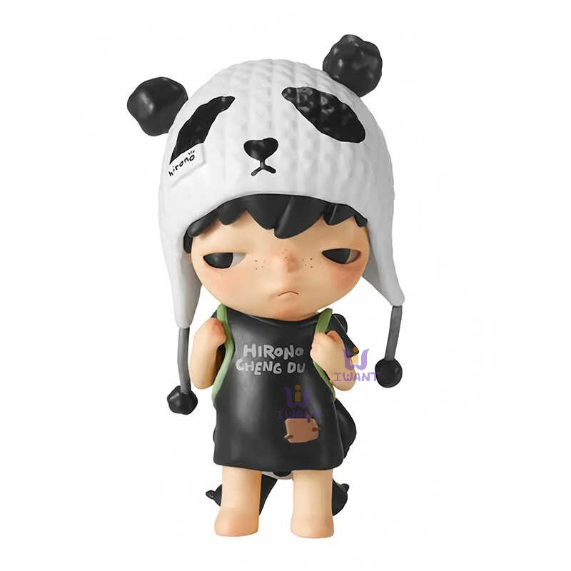 📌 POP MART HIRONO Ono Stray Panda - Chengdu Limited Figure