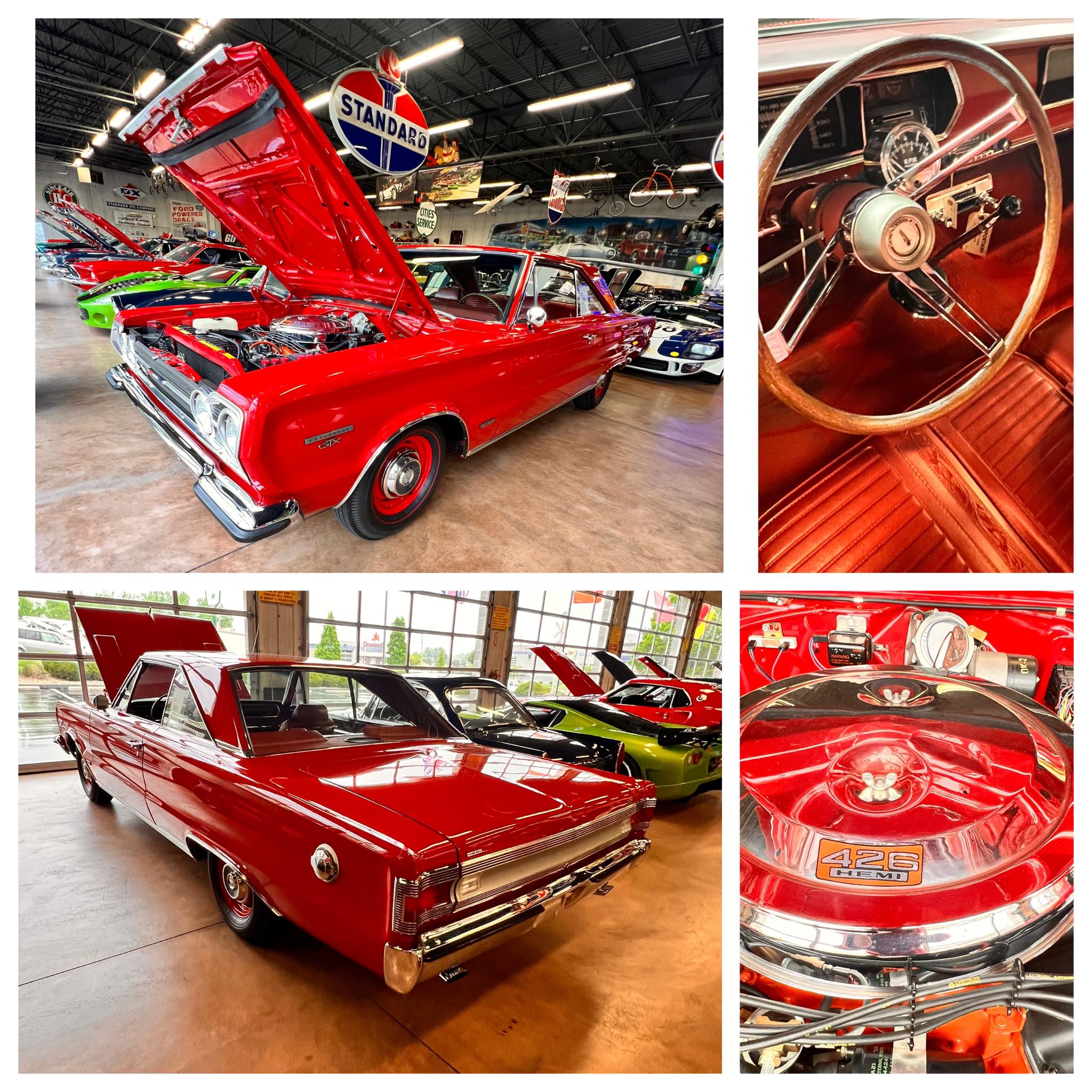 1965 Plymouth Belvedere third-gen 6.4L Hemi with a 4speedgearbox.