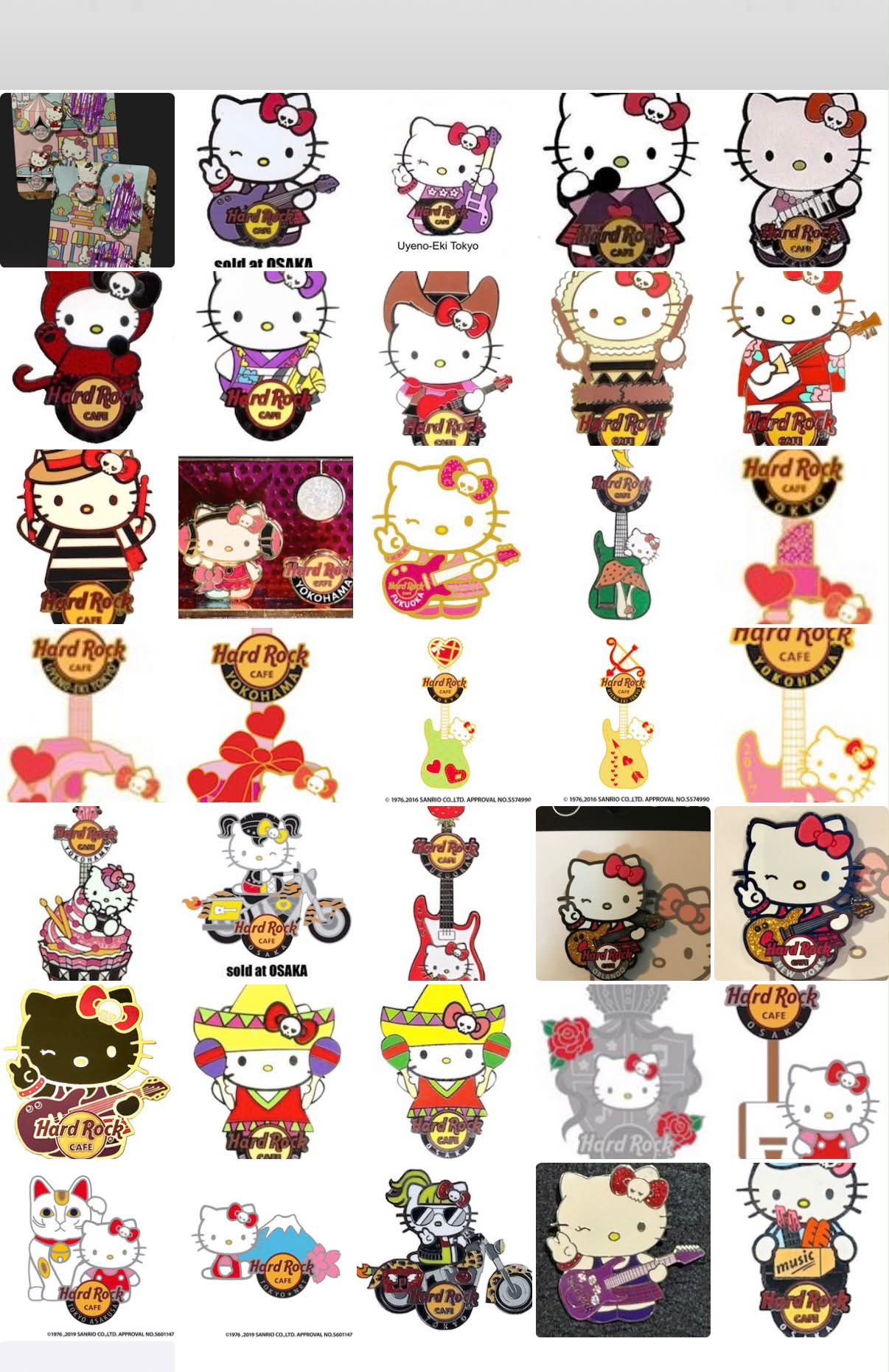 Say hello to the new Hello Kitty pin designs😺💓 Let's collect