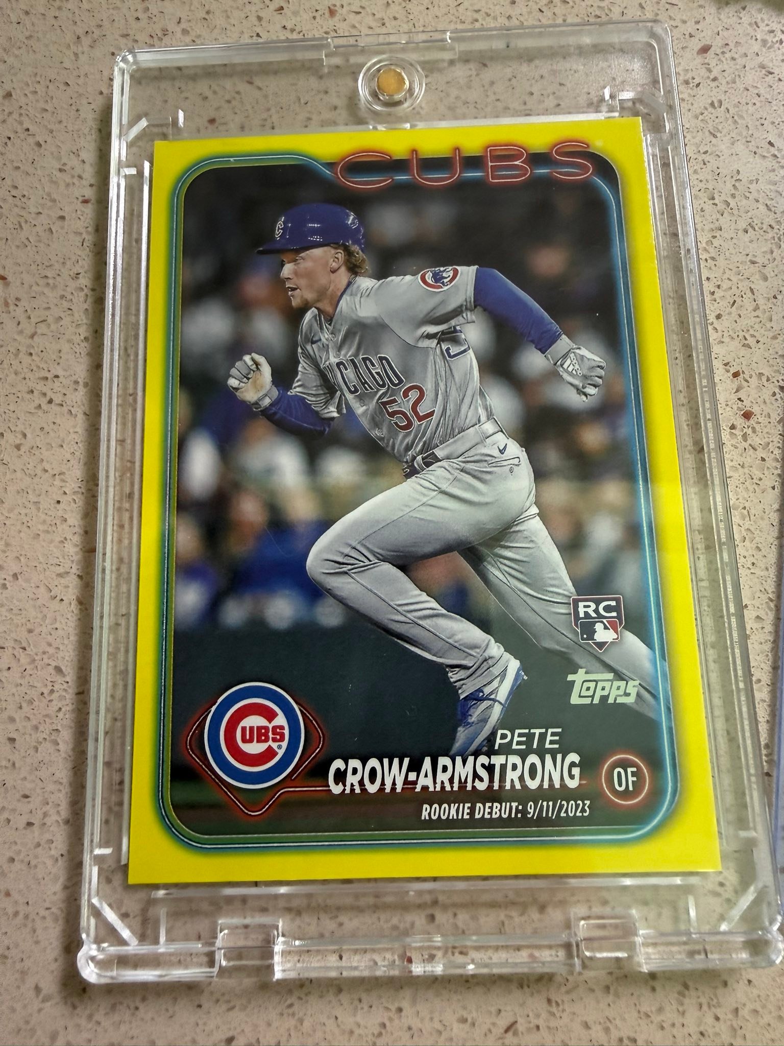 ?? Auction: Pete Crow-Armstrong Rookie Rare Yellow Border 