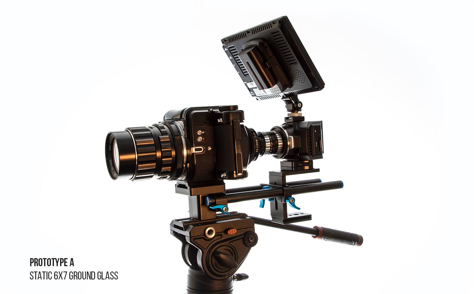 Custom Pentax 67 Mount Solution for Large Format Video