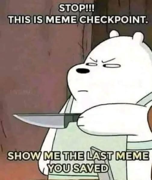 Memes and Jokes for Blind Folks | Stop!!! This is meme checkpoint