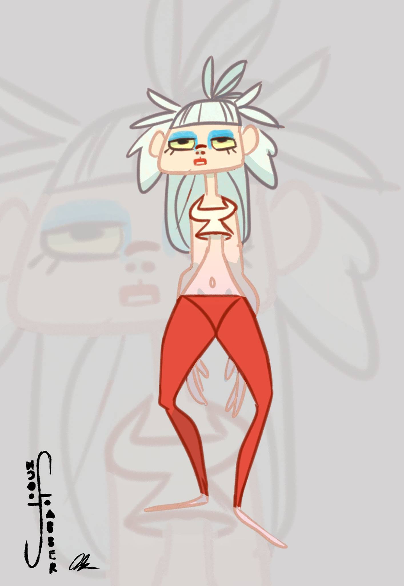 Yolandi Visser of Die Antword, as delight (delirium) of the
