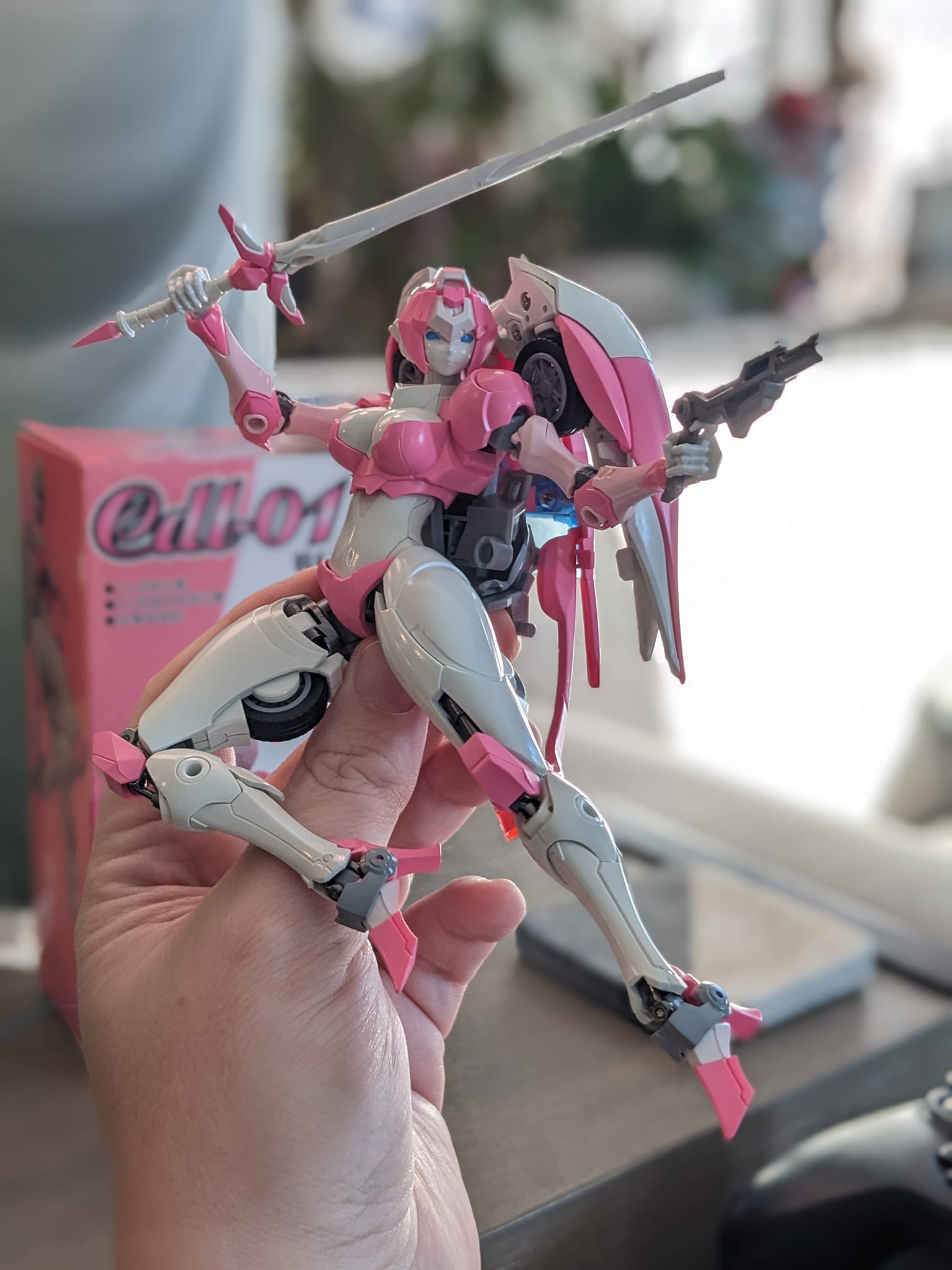 CDL-01 RC figure with multiple heads