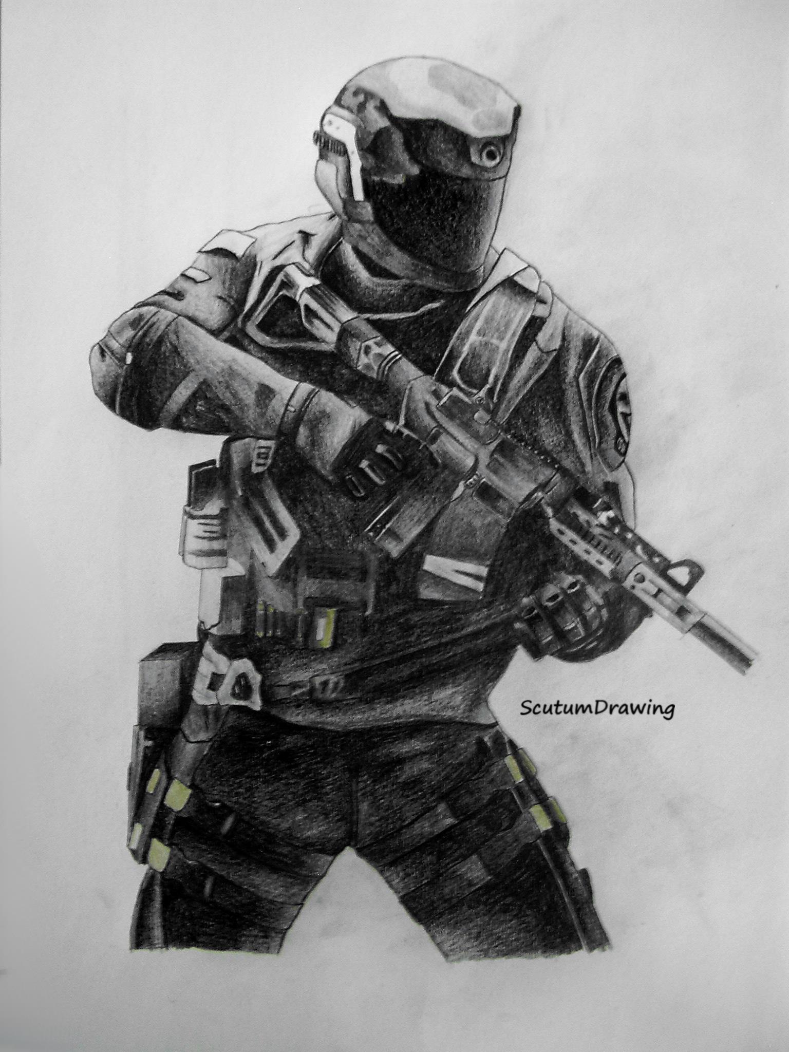 Call Of Duty Drawings