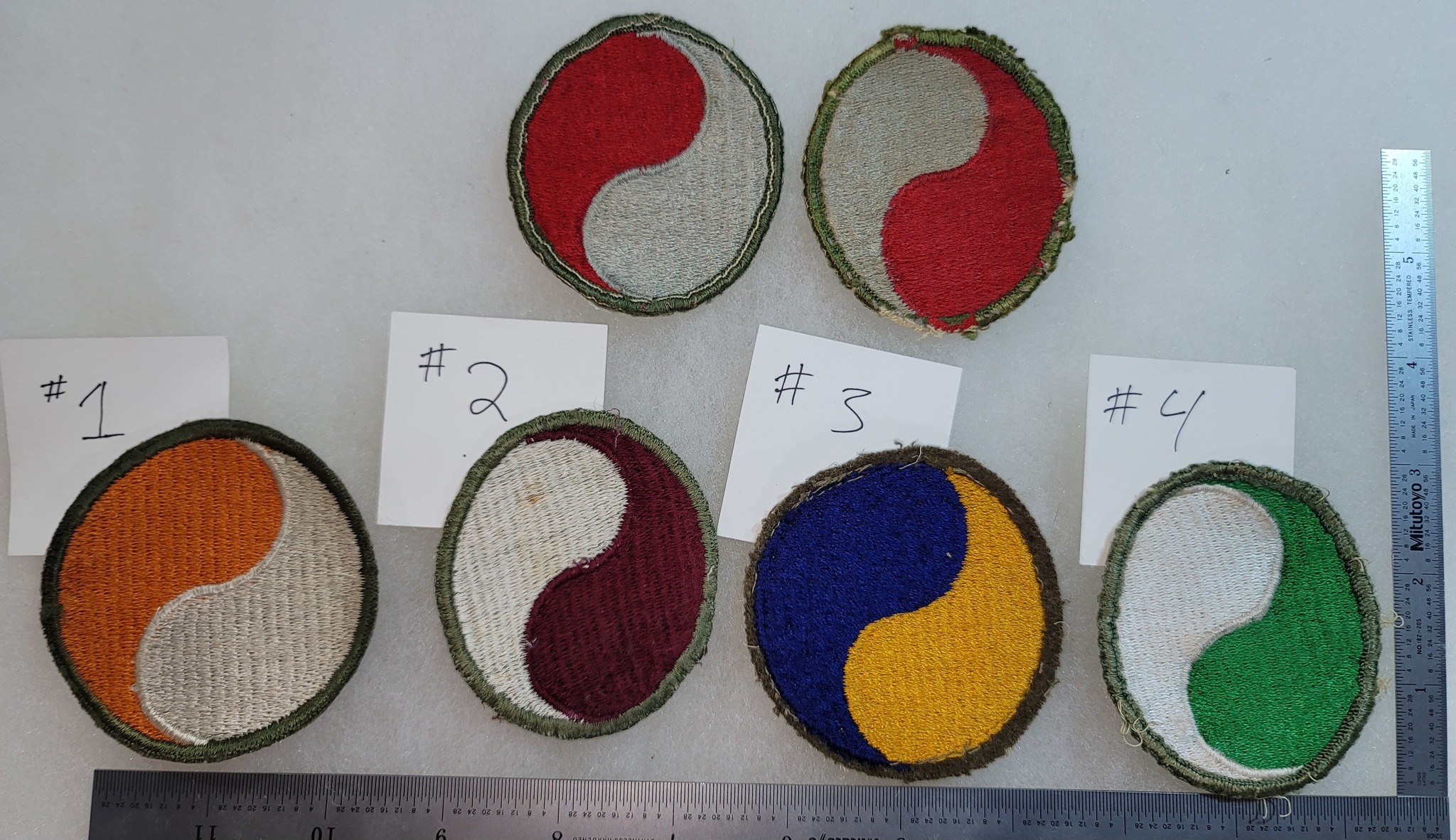 Identifying high school JROTC unit patches