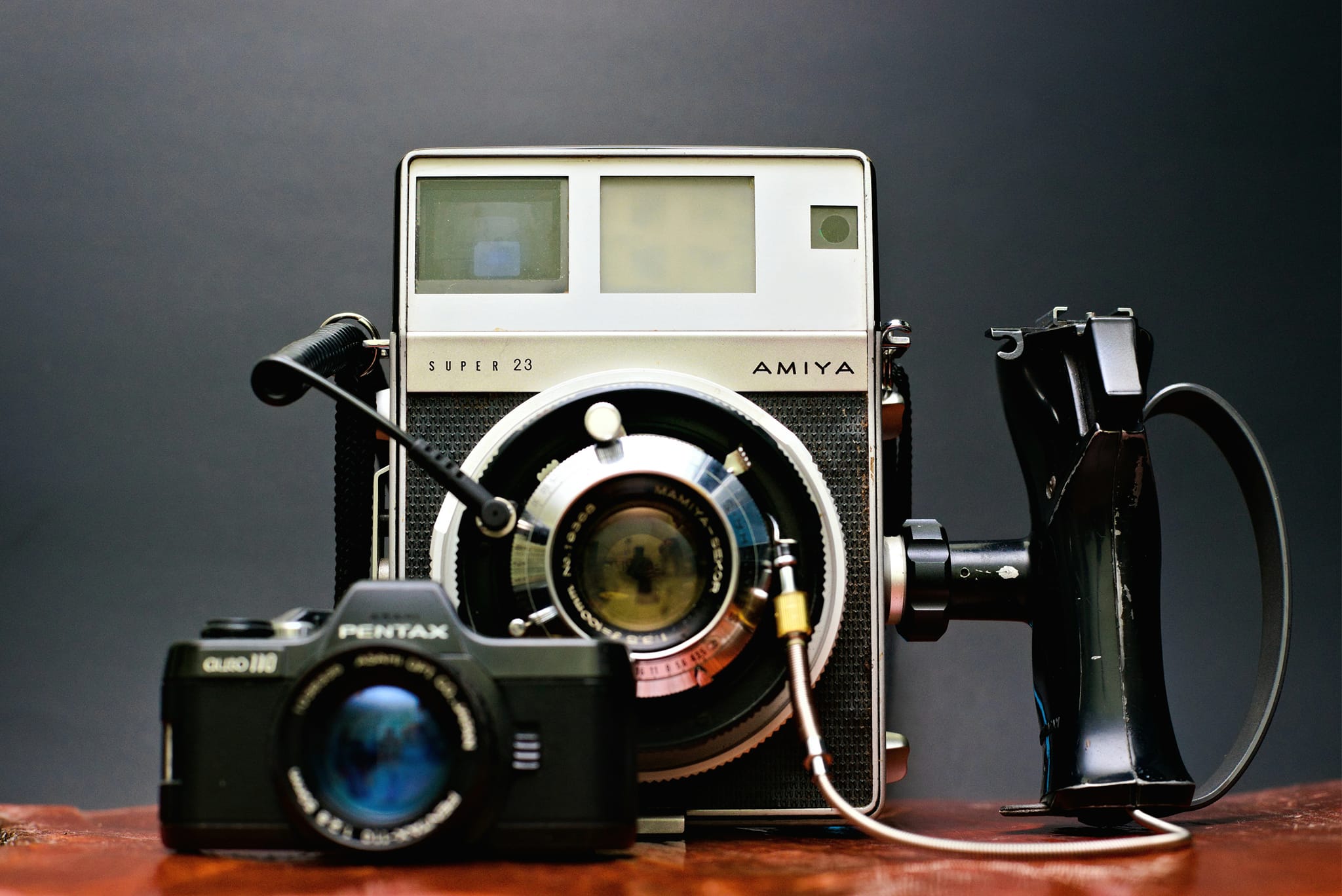 Mamiya Super 23 with Graflok back modifications