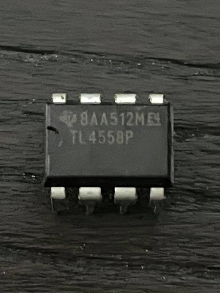What year were these Texas Instruments RC4558P op-amps made?