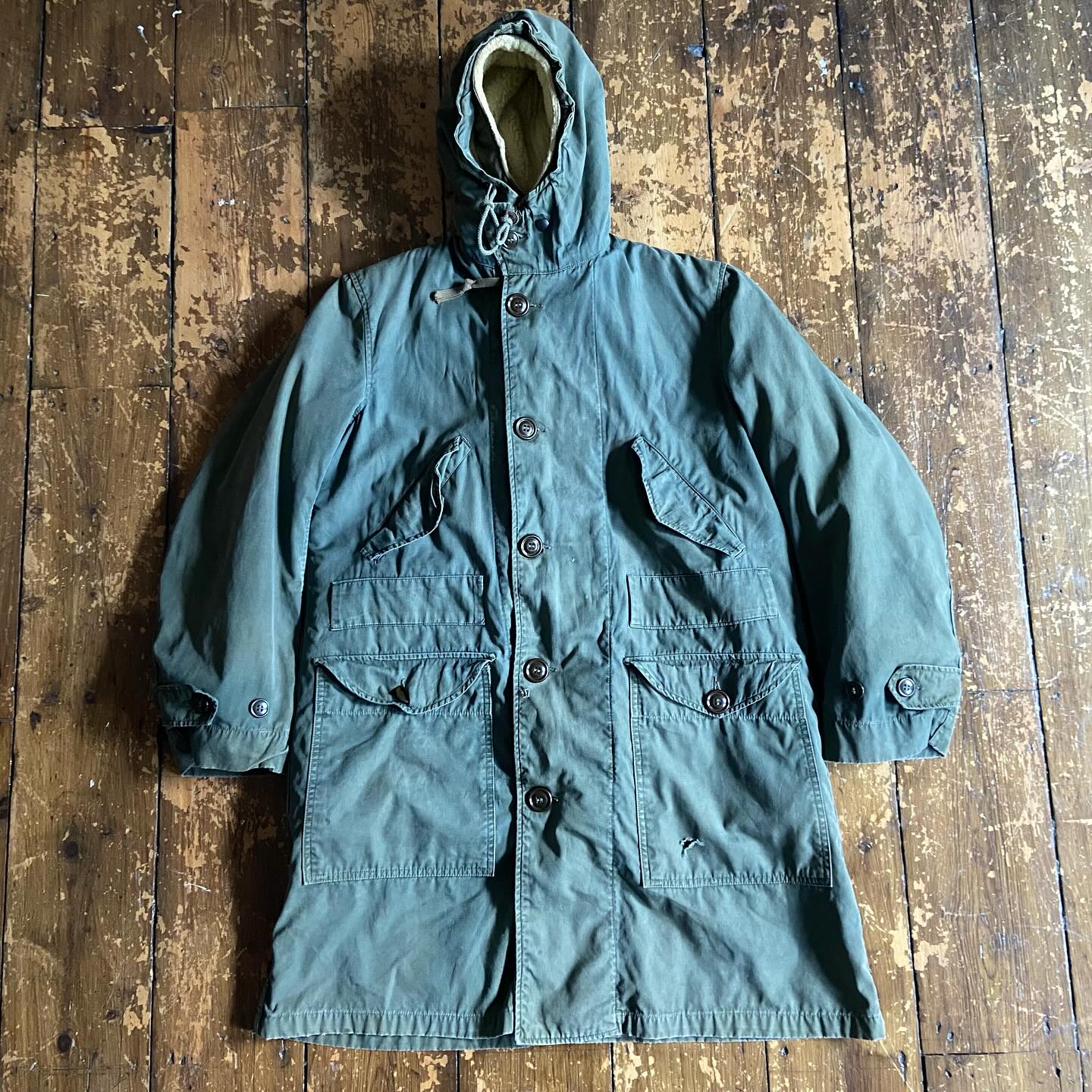 1951 dated US Air Force M47 parka with original detachable pile 