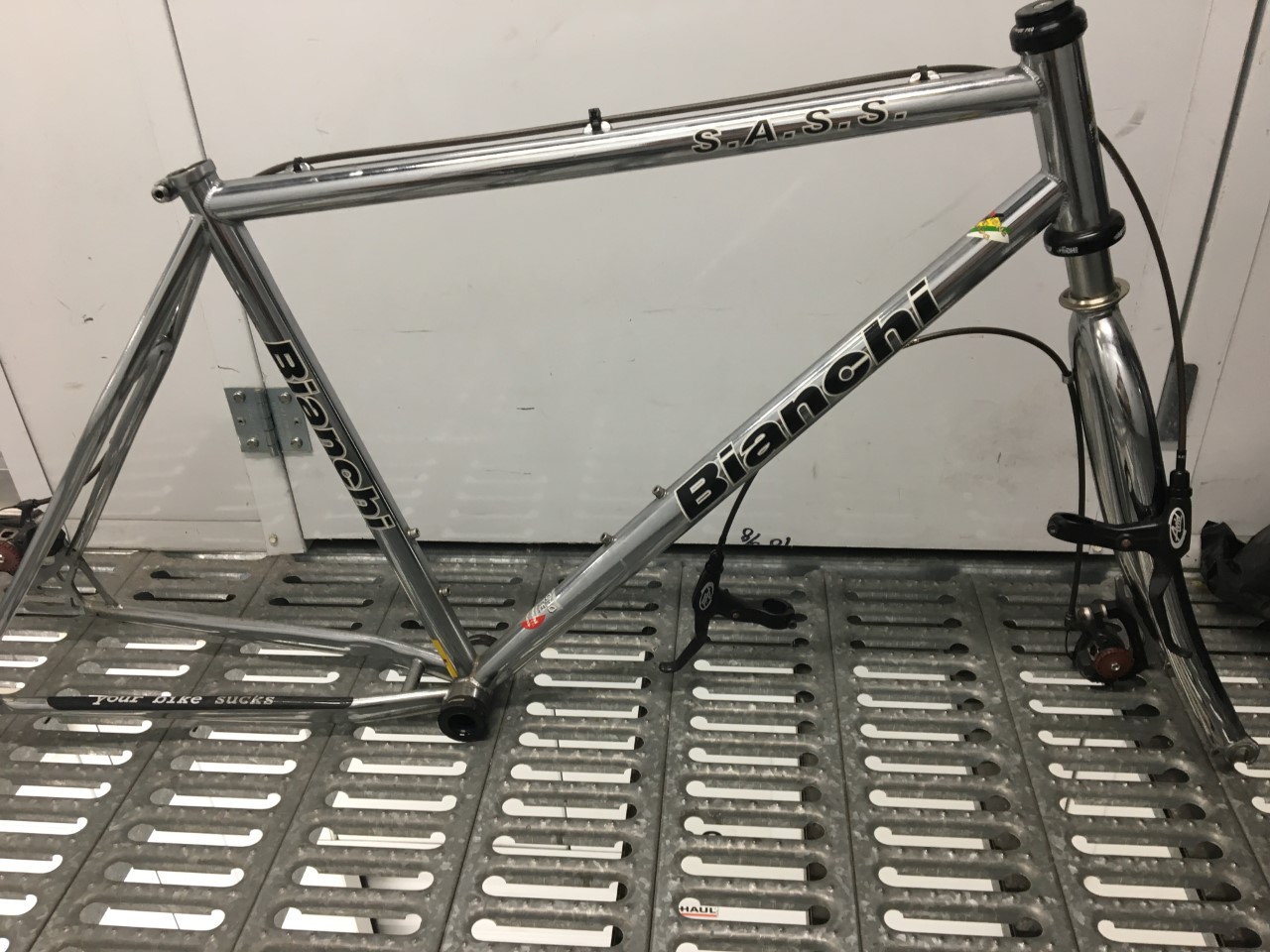 BIANCHI JAB 27.5 size 19 custom Fox Shimano slx full Disc deore