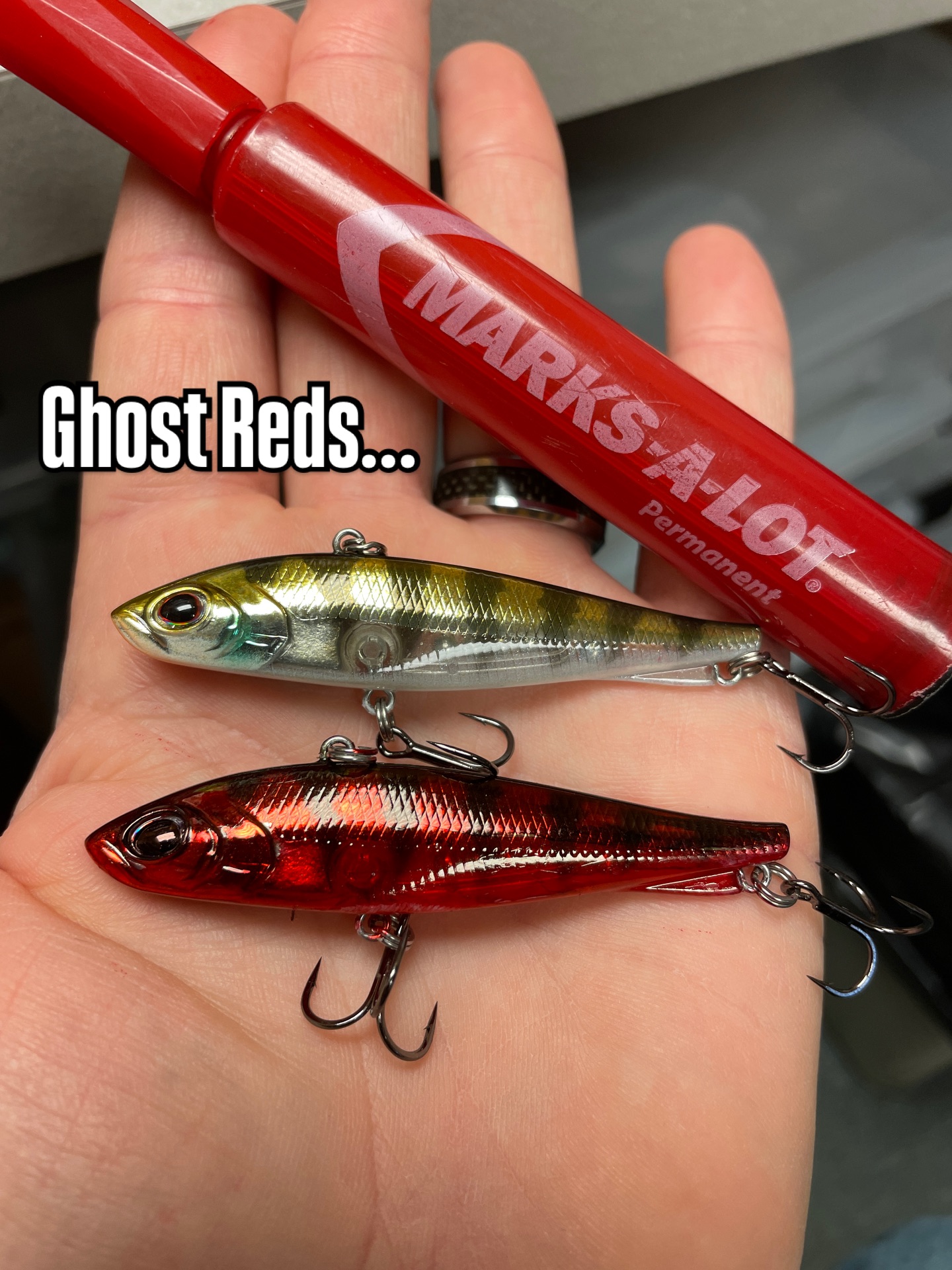 dan lure fishing Musky (XXX Lures) Tadpole, Rainbow w/COA which also serves as a tail illustrations, paintings,art,prints Grandpa's Lures 