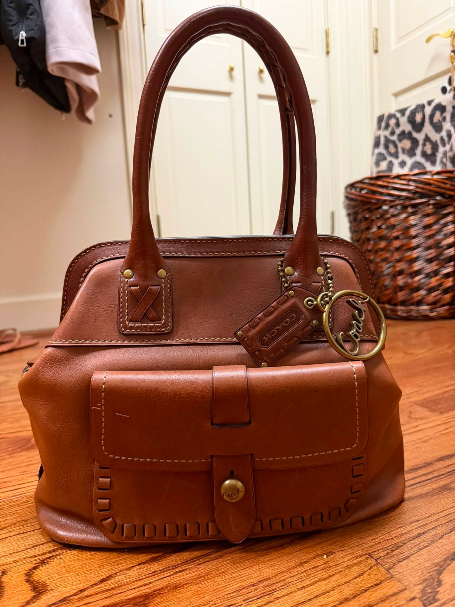 Coach 65th Anniversary Legacy Thompson Satchel for sale