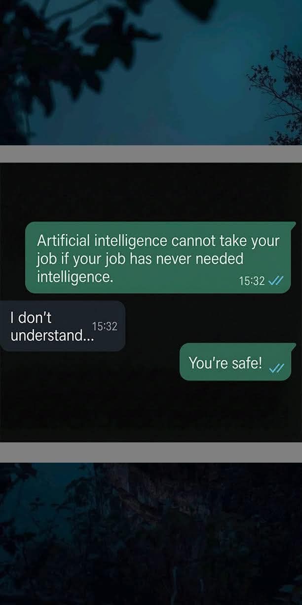 AI job replacement joke