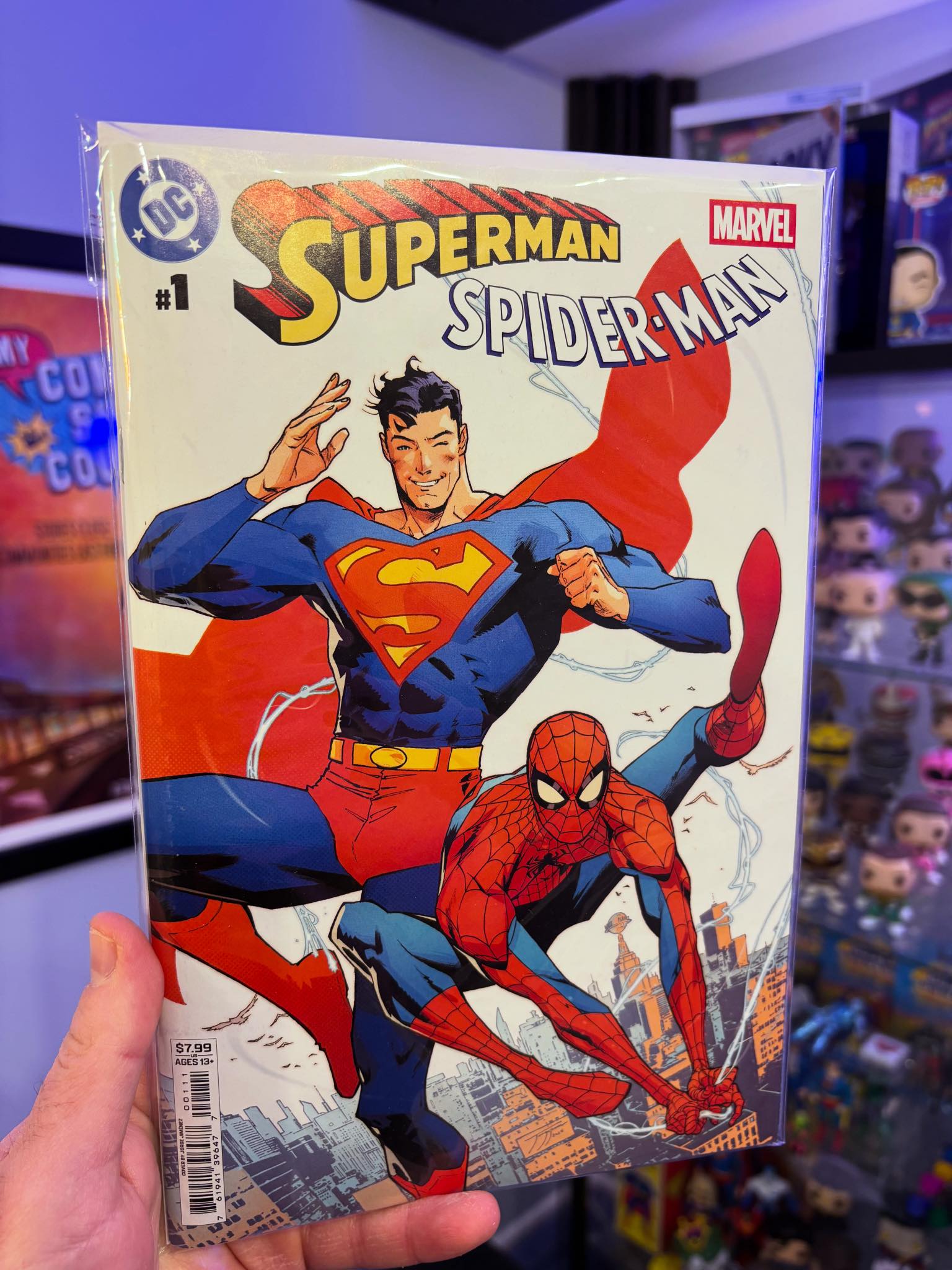 Superman Spider-Man comic book review