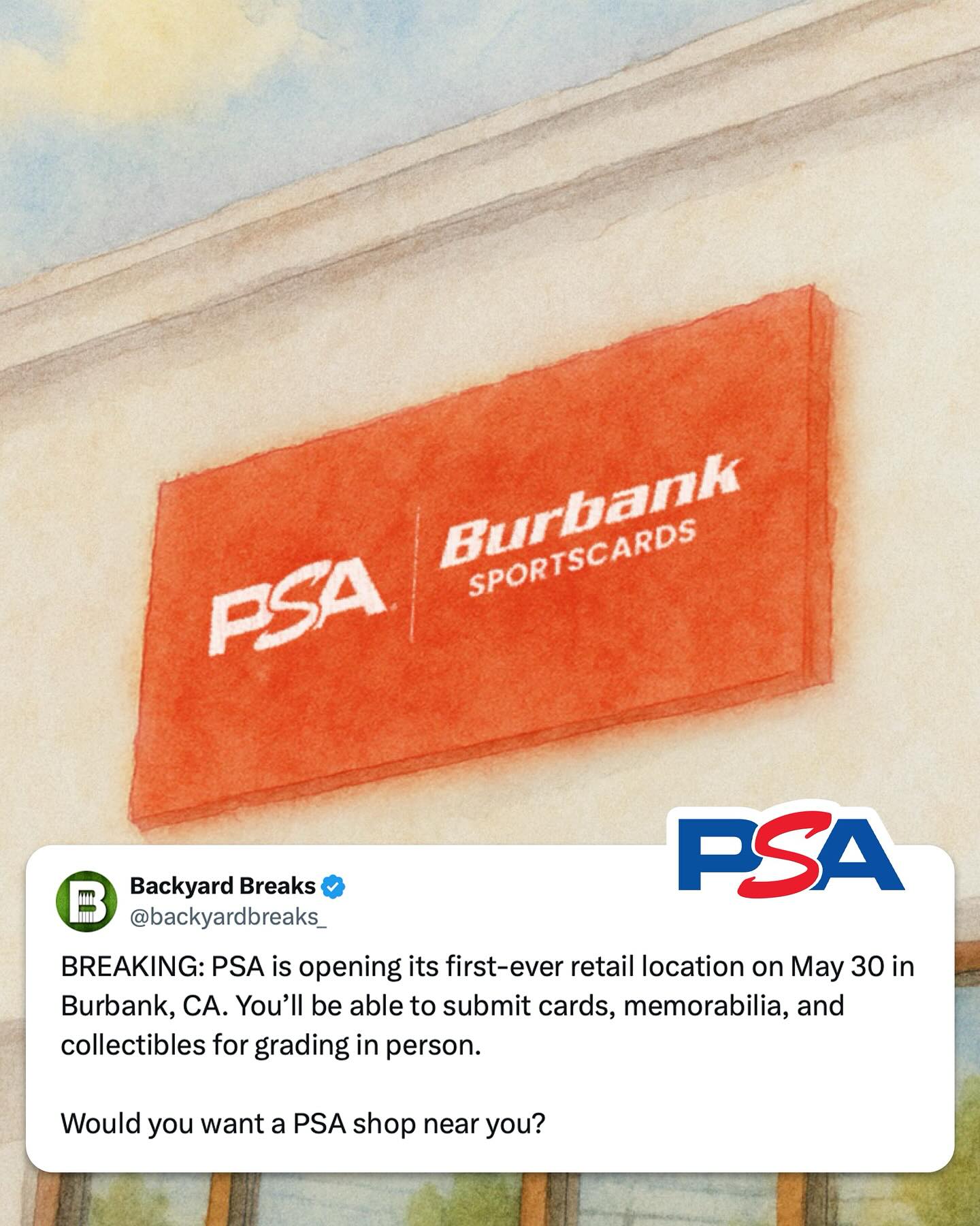 Backyard - Whose taking a trip to the FIRST ever PSA store 🏬⁉️ And what ...