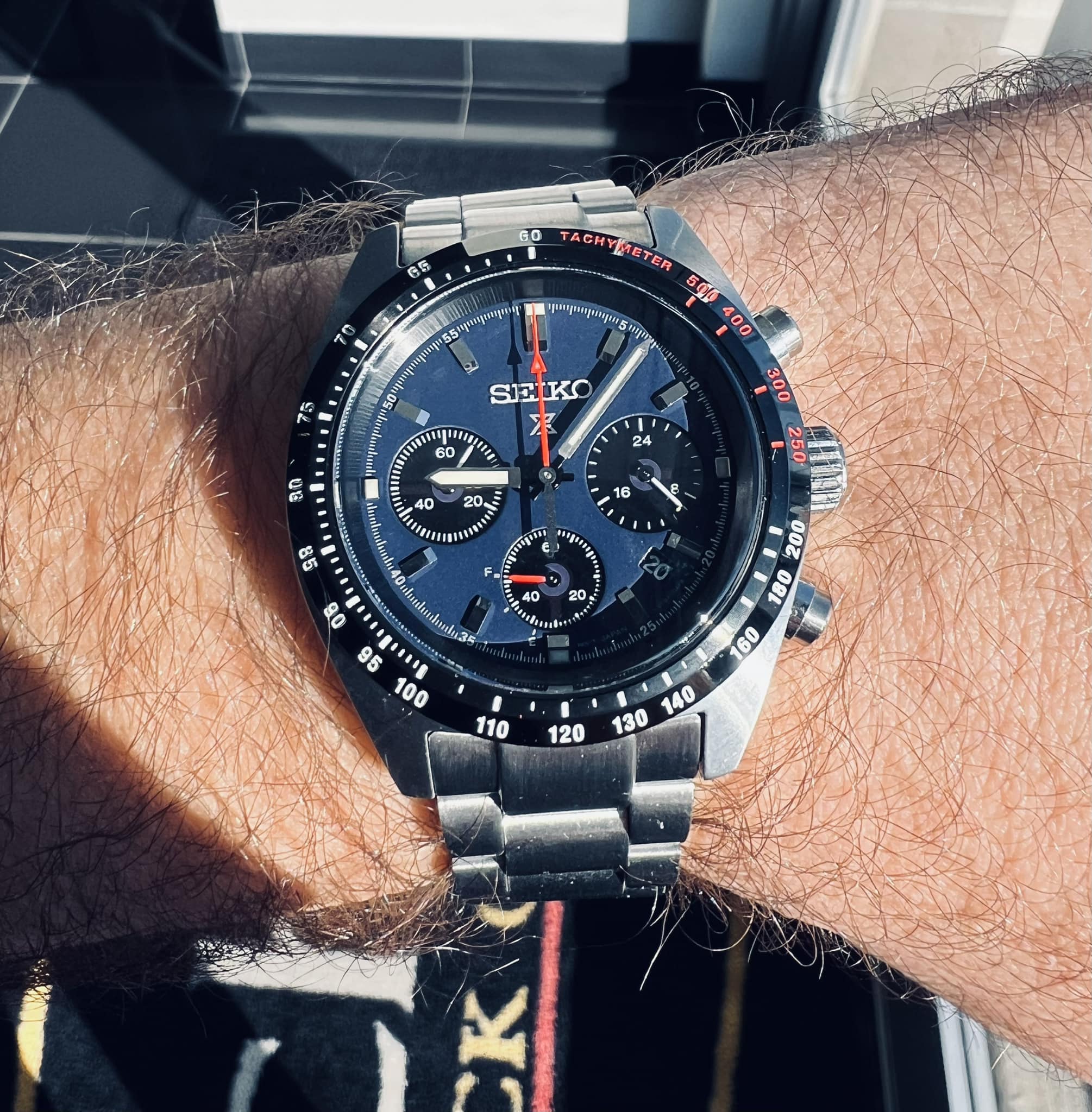 Seiko VK64 movement in Redwood Watches