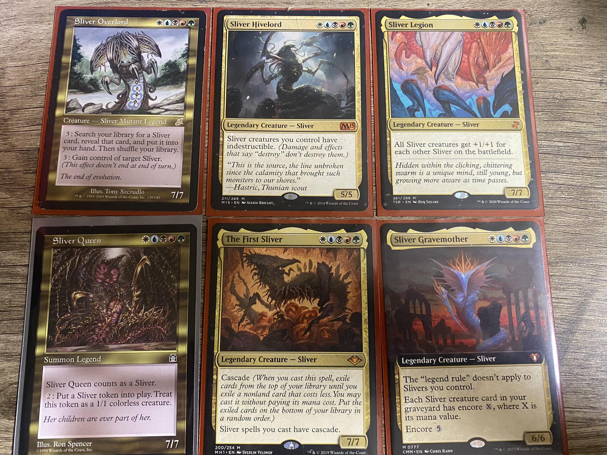 mtg budget sliver commander deck Magic: The Gathering Masters Commander Budget Sliver Overlord EDH Deck