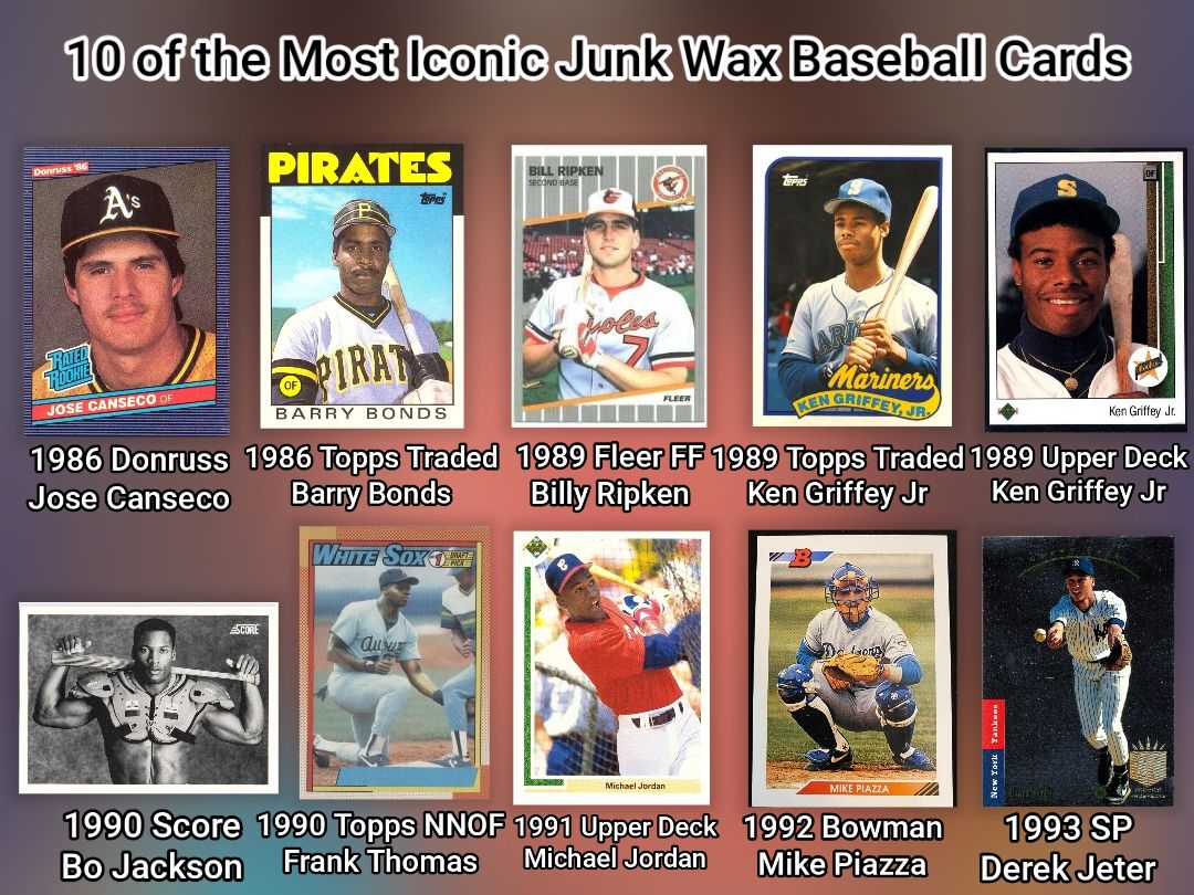 rare baseball cards from the 80s and 90s 300 Unopened in Factory Sealed Packs The late 80s and early