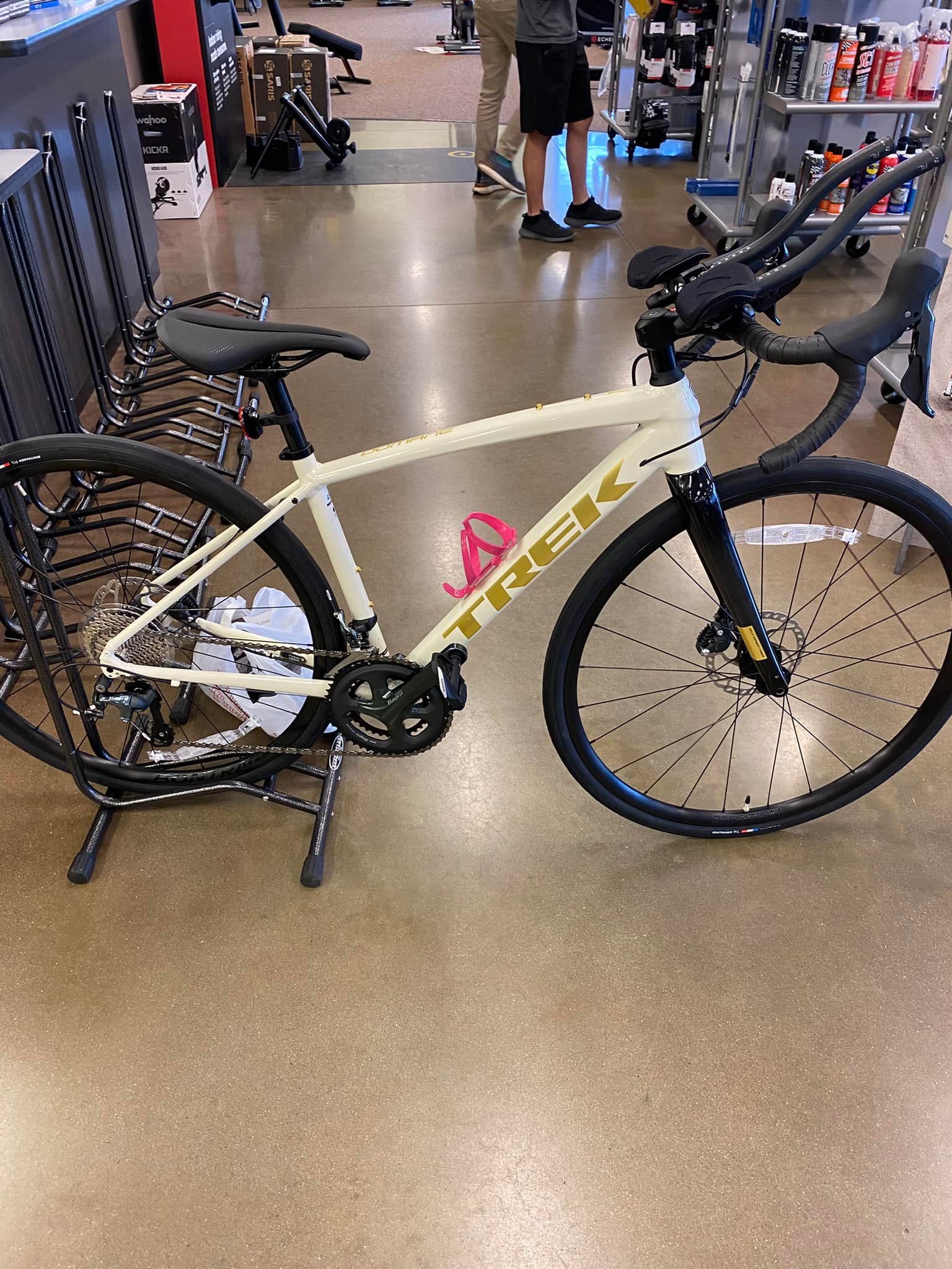 Trek Domane 4 bike for sale with accessories