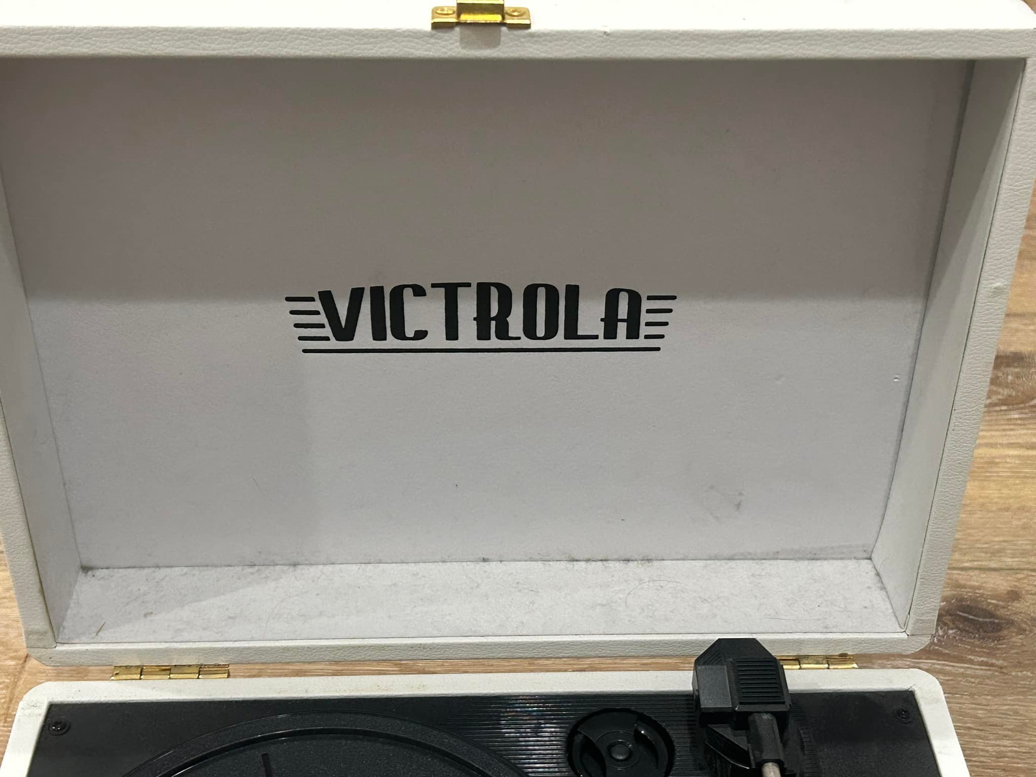 Victrola Journey Suitcase Record Player - Geo Print | Bluetooth Belt Drive Turntable