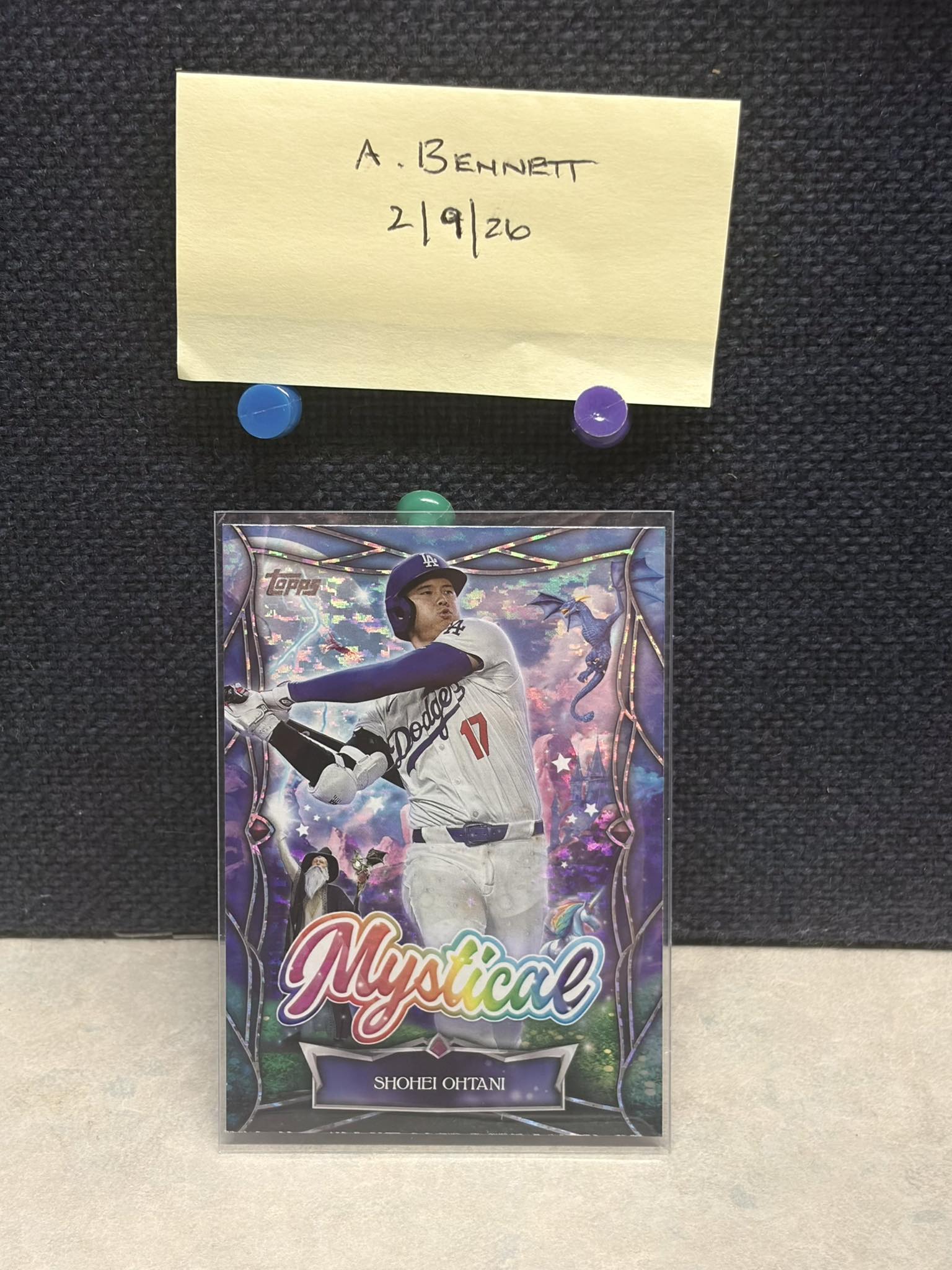 Shohei Ohtani numbered parallel Topps Update Series 2025 card