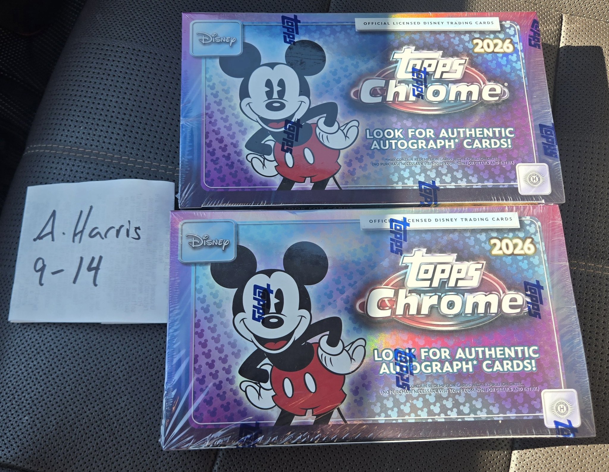 2026 Disney Chrome Hobby Boxes for Sale - $750 Each