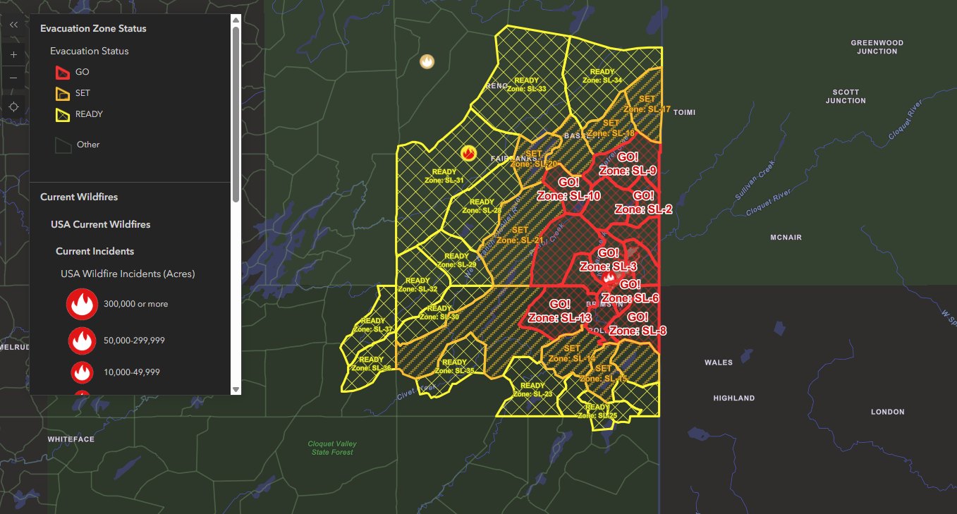 Dan - To check the latest on wildfires in the area, including ...