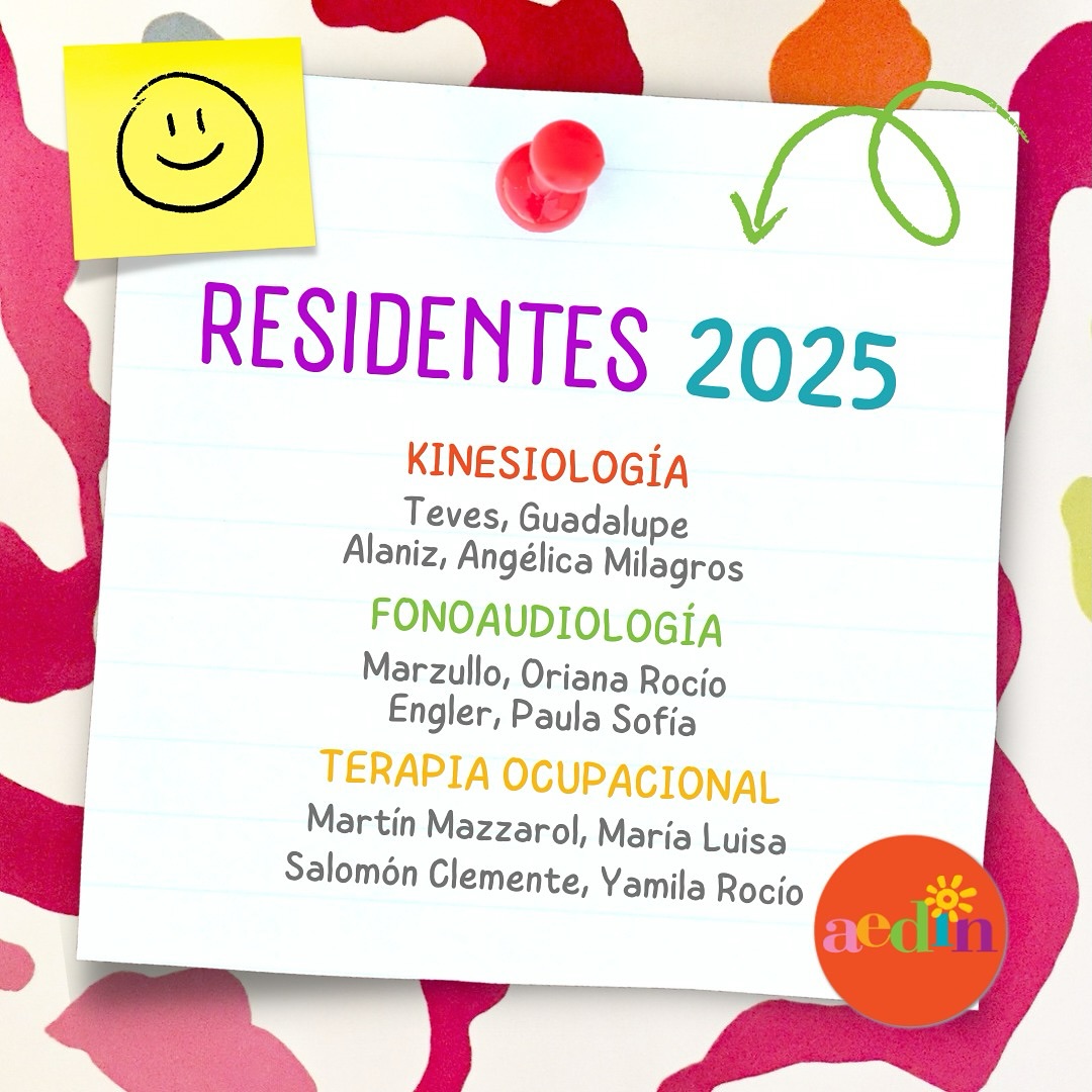 AEDIN - ⭐️Residencias AEDIN 2025 ⭐️ 📣 Muchas Felicitaciones a las ...