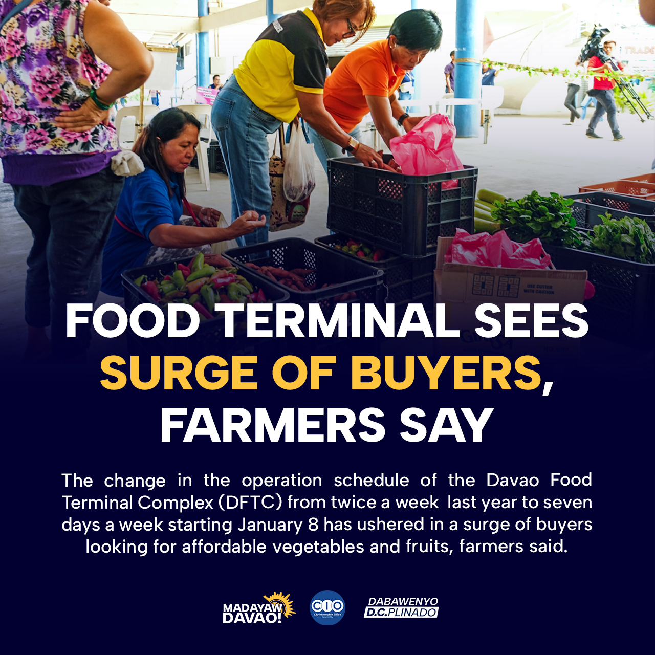 Madayaw - 𝐅𝐨𝐨𝐝 𝐭𝐞𝐫𝐦𝐢𝐧𝐚𝐥 𝐬𝐞𝐞𝐬 𝐬𝐮𝐫𝐠𝐞 𝐨𝐟 𝐛𝐮𝐲𝐞𝐫𝐬, 𝐟𝐚𝐫𝐦𝐞𝐫𝐬 𝐬𝐚𝐲 The change in ...